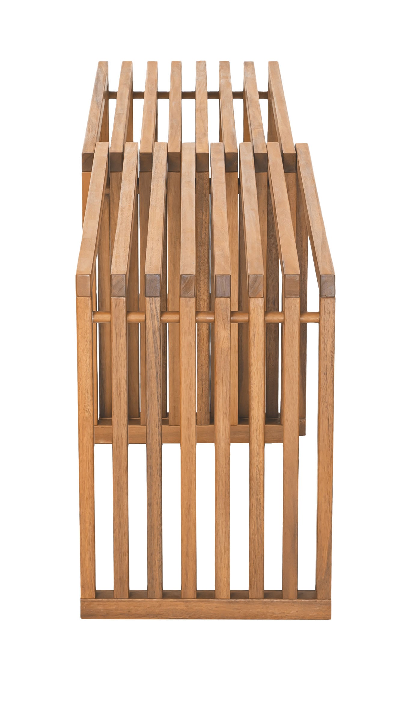 Riviera Natural Outdoor Extendable Bench (Set of 2) - Ornate Home