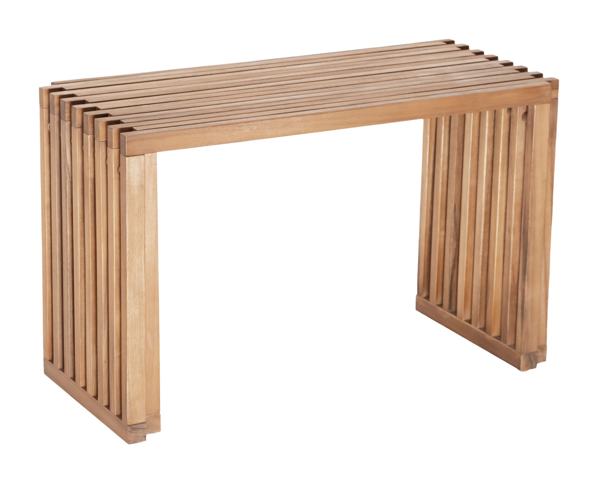 Riviera Natural Outdoor Extendable Bench (Set of 2) - Ornate Home