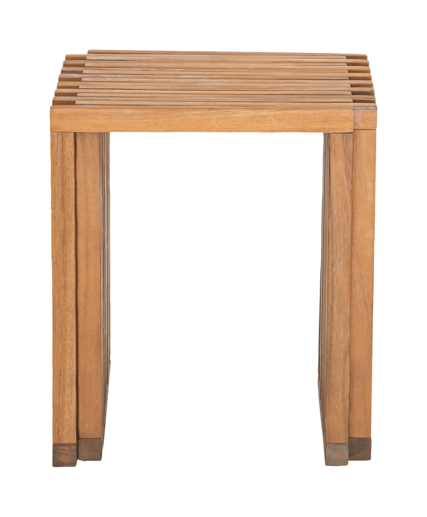 Riviera Natural Outdoor Extendable Stool (Set of 2) - Ornate Home
