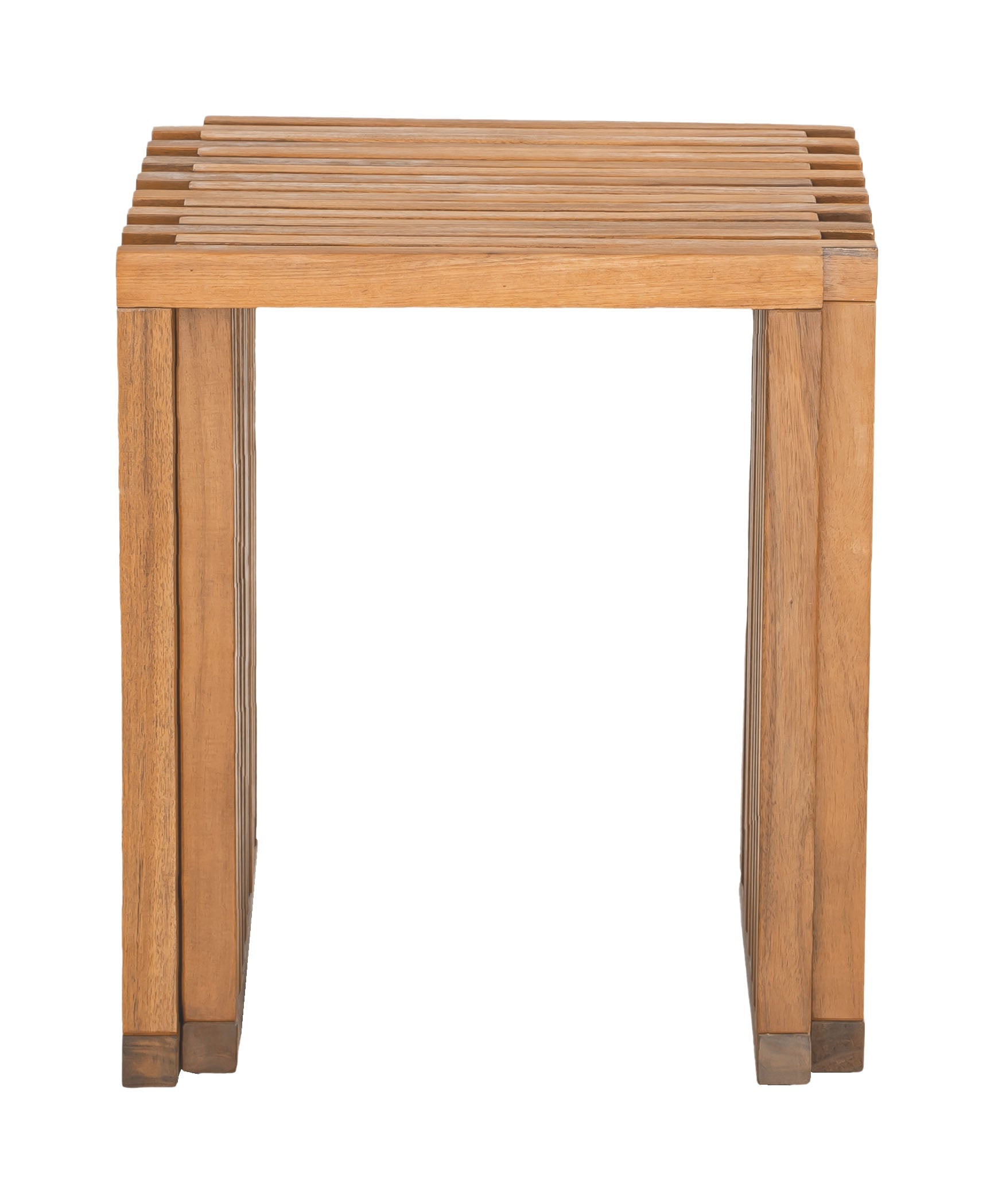 Riviera Natural Outdoor Extendable Stool (Set of 2) - Ornate Home