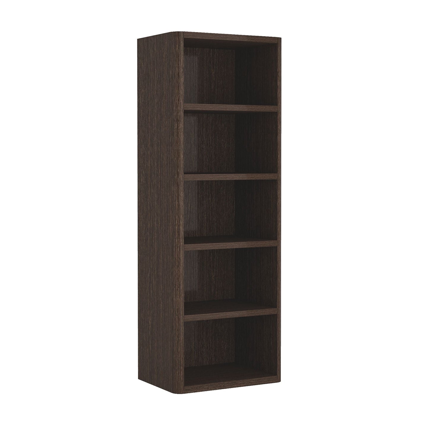 Rivington Dark Walnut 28" Open Bookcase - Ornate Home