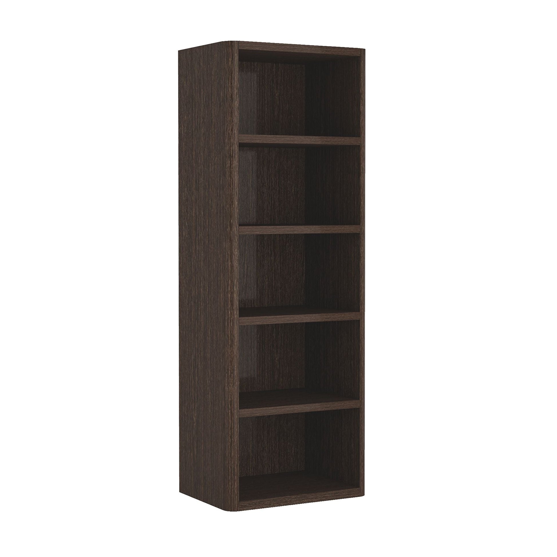 Rivington Dark Walnut 28" Open Bookcase - Ornate Home