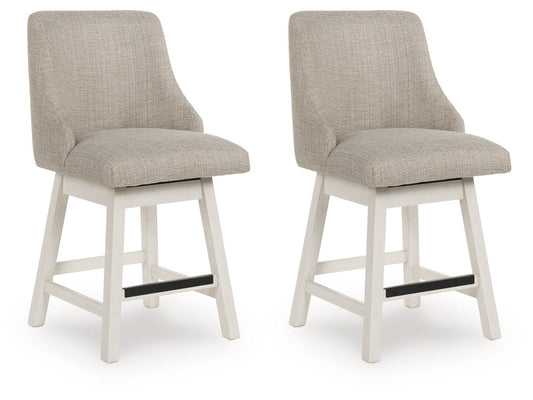 Robbinsdale Counter Height Barstool (Set of 2)- Viva Furn