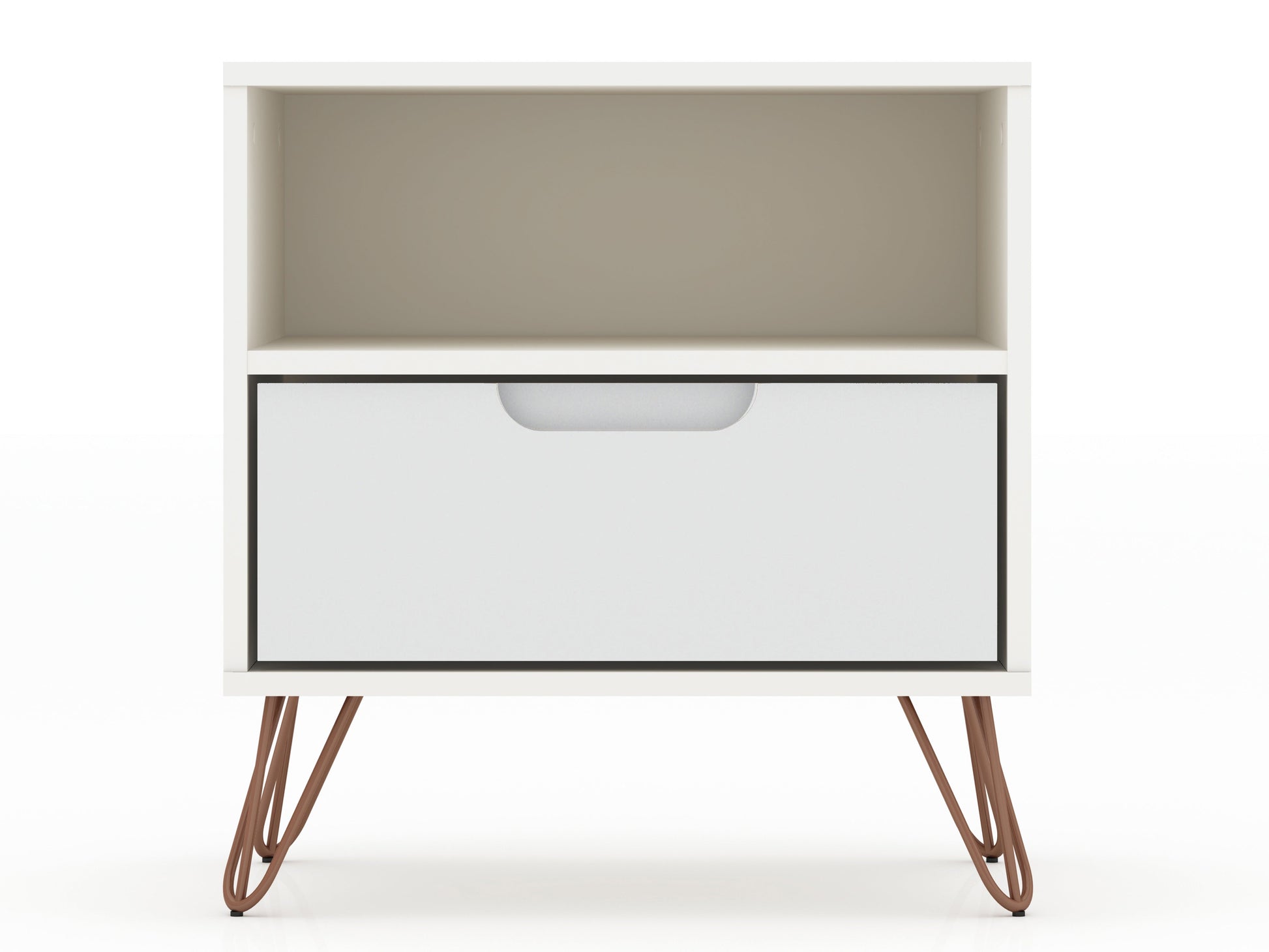 Rockefeller 1.0 Nightstand in White - Ornate Home