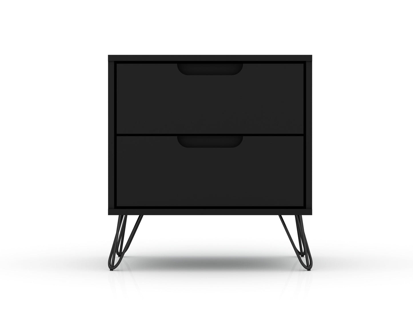 Rockefeller 2.0 Nightstand in Black - Ornate Home
