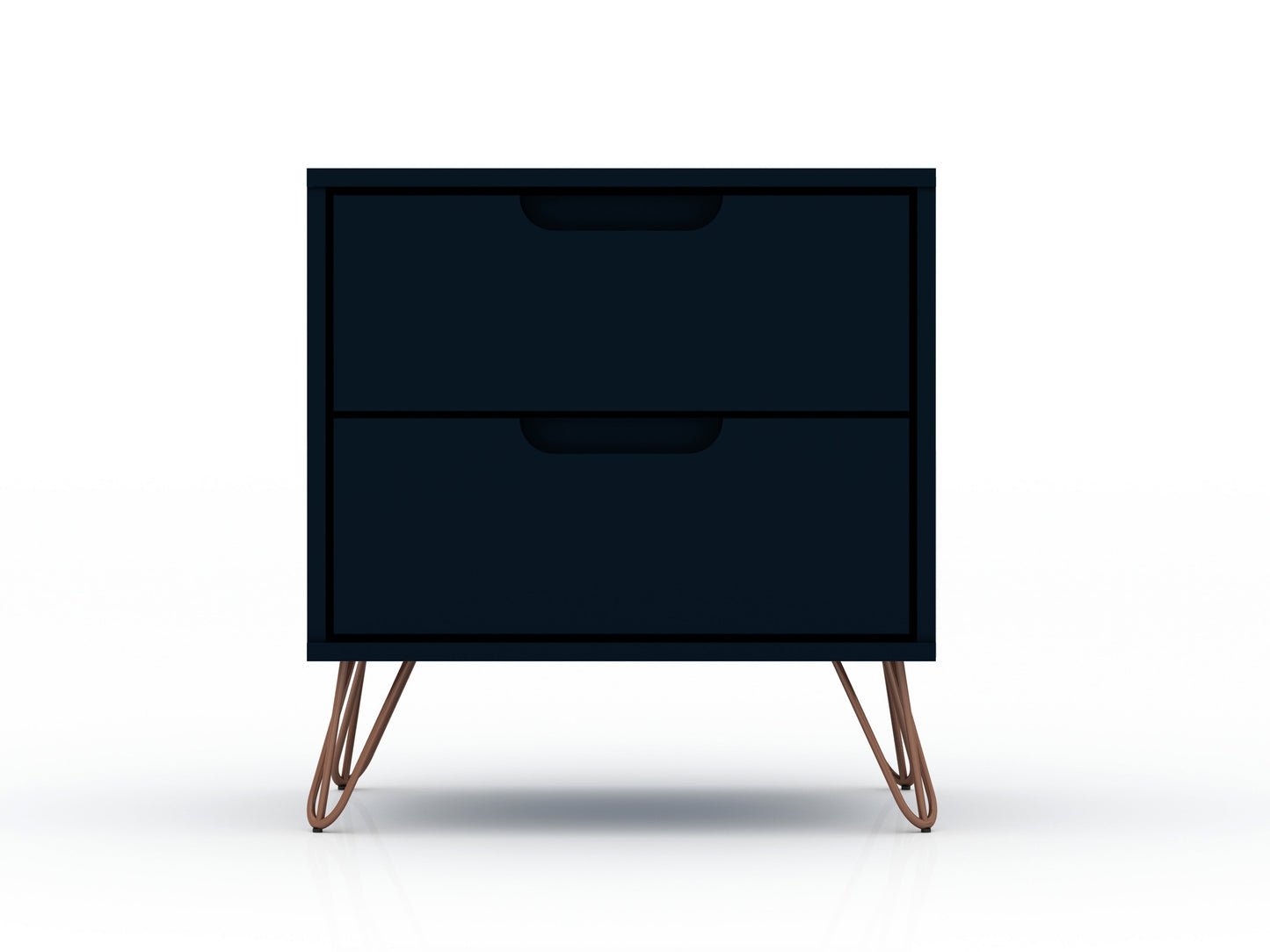 Rockefeller 2.0 Nightstand in Tatiana Midnight Blue - Ornate Home