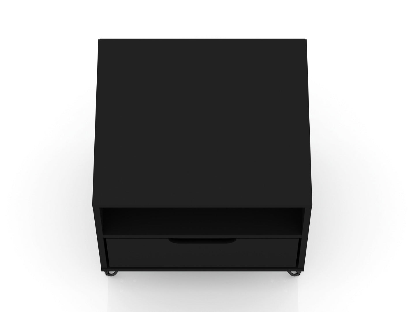 Rockefeller Nightstand 1.0 in Black (set of 2) - Ornate Home