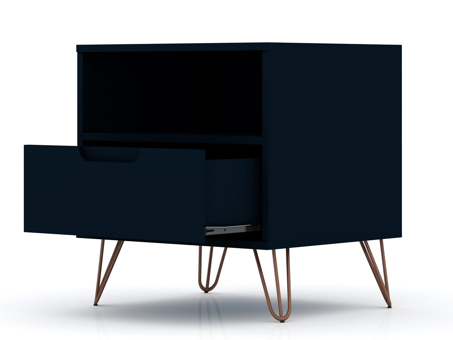 Rockefeller Nightstand 1.0 in Tatiana Midnight Blue (set of 2) - Ornate Home