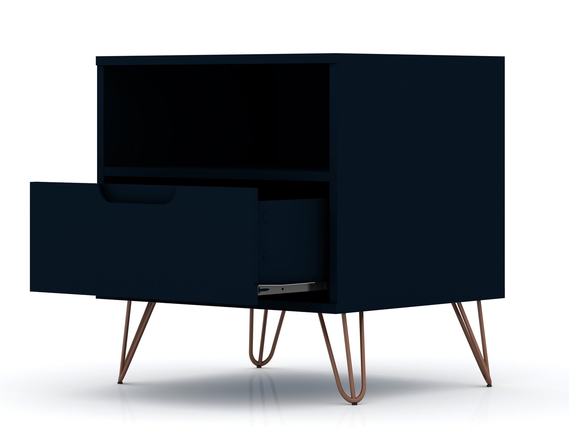 Rockefeller Nightstand 1.0 in Tatiana Midnight Blue (set of 2) - Ornate Home