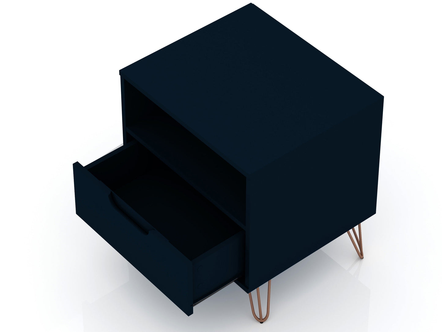 Rockefeller Nightstand 1.0 in Tatiana Midnight Blue (set of 2) - Ornate Home