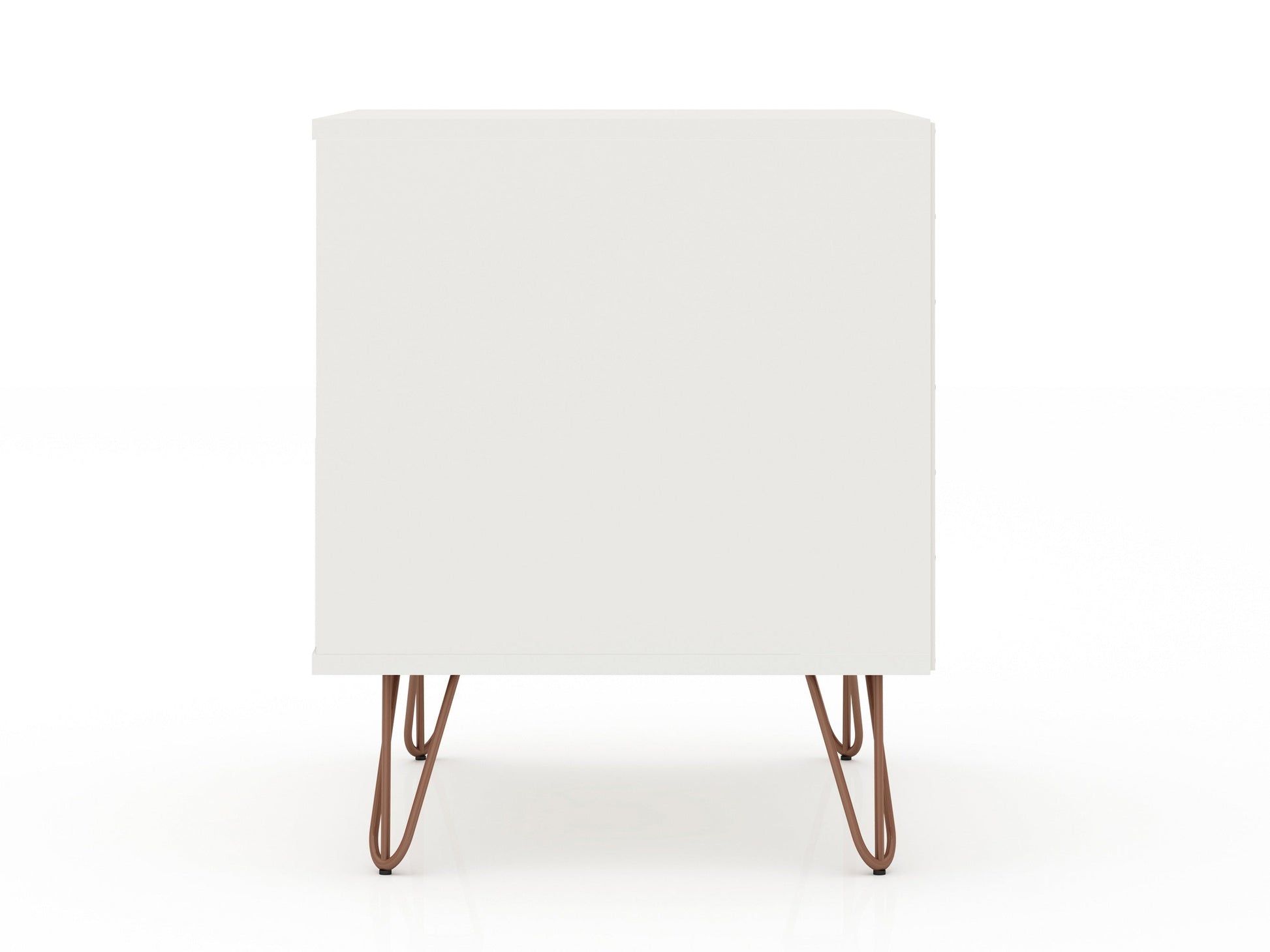 Rockefeller Nightstand 1.0 in White (set of 2) - Ornate Home