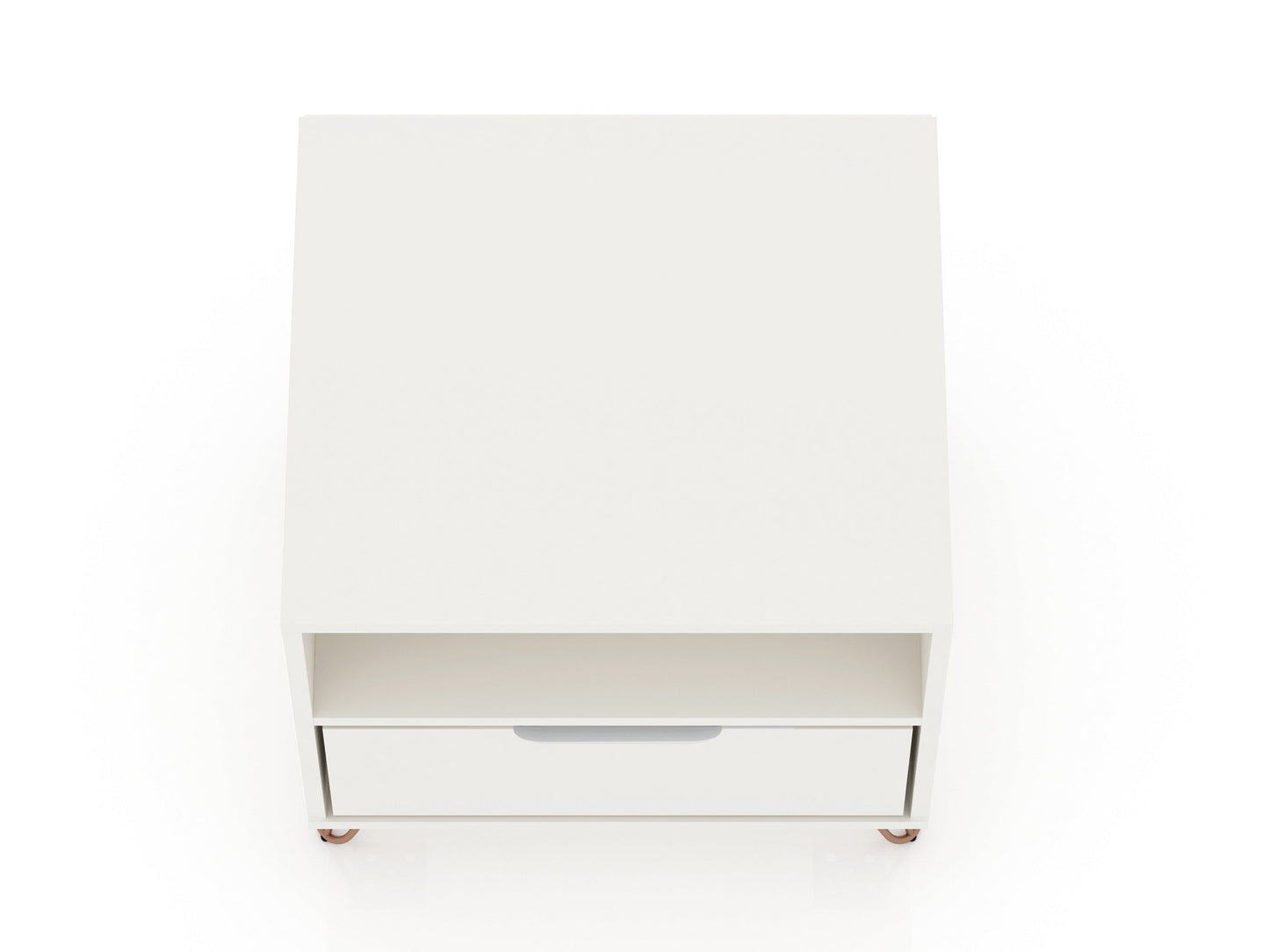 Rockefeller Nightstand 1.0 in White (set of 2) - Ornate Home