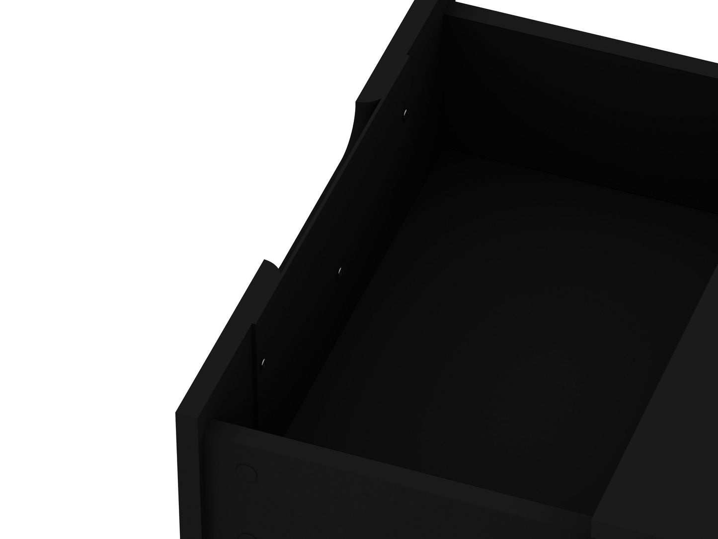Rockefeller Nightstand 2.0 in Black (set of 2) - Ornate Home