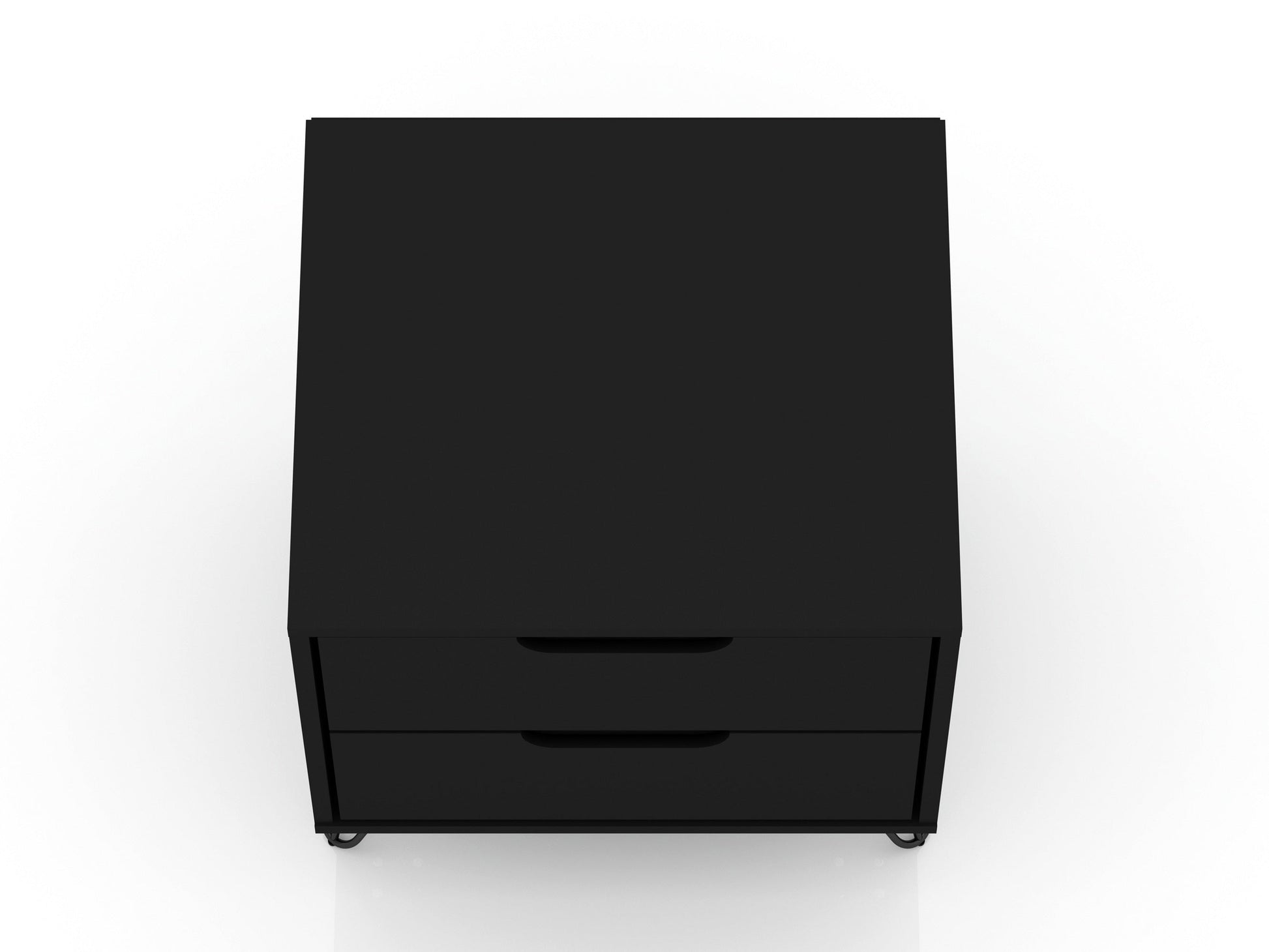 Rockefeller Nightstand 2.0 in Black (set of 2) - Ornate Home