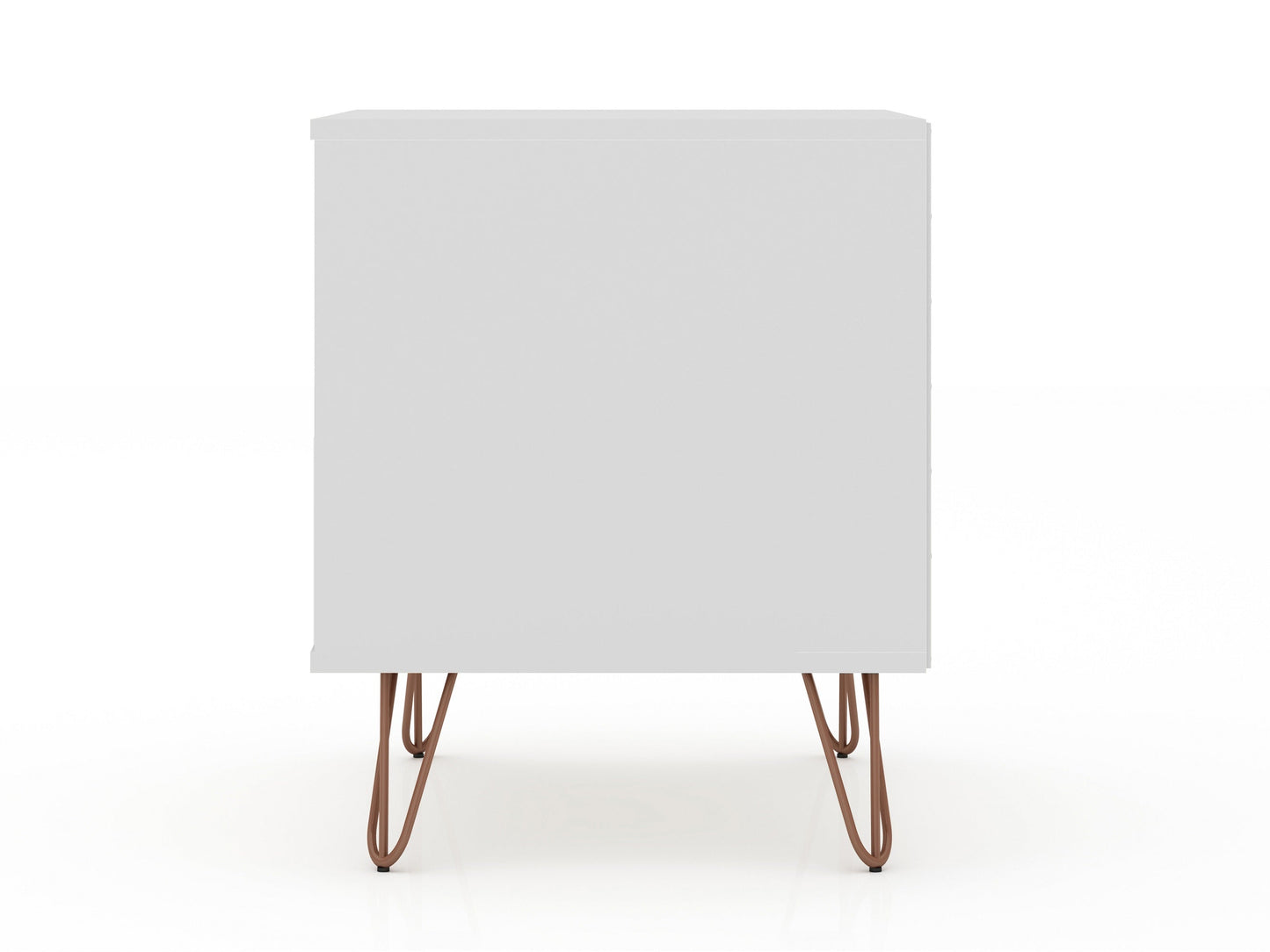 Rockefeller Nightstand 2.0 in White (set of 2) - Ornate Home