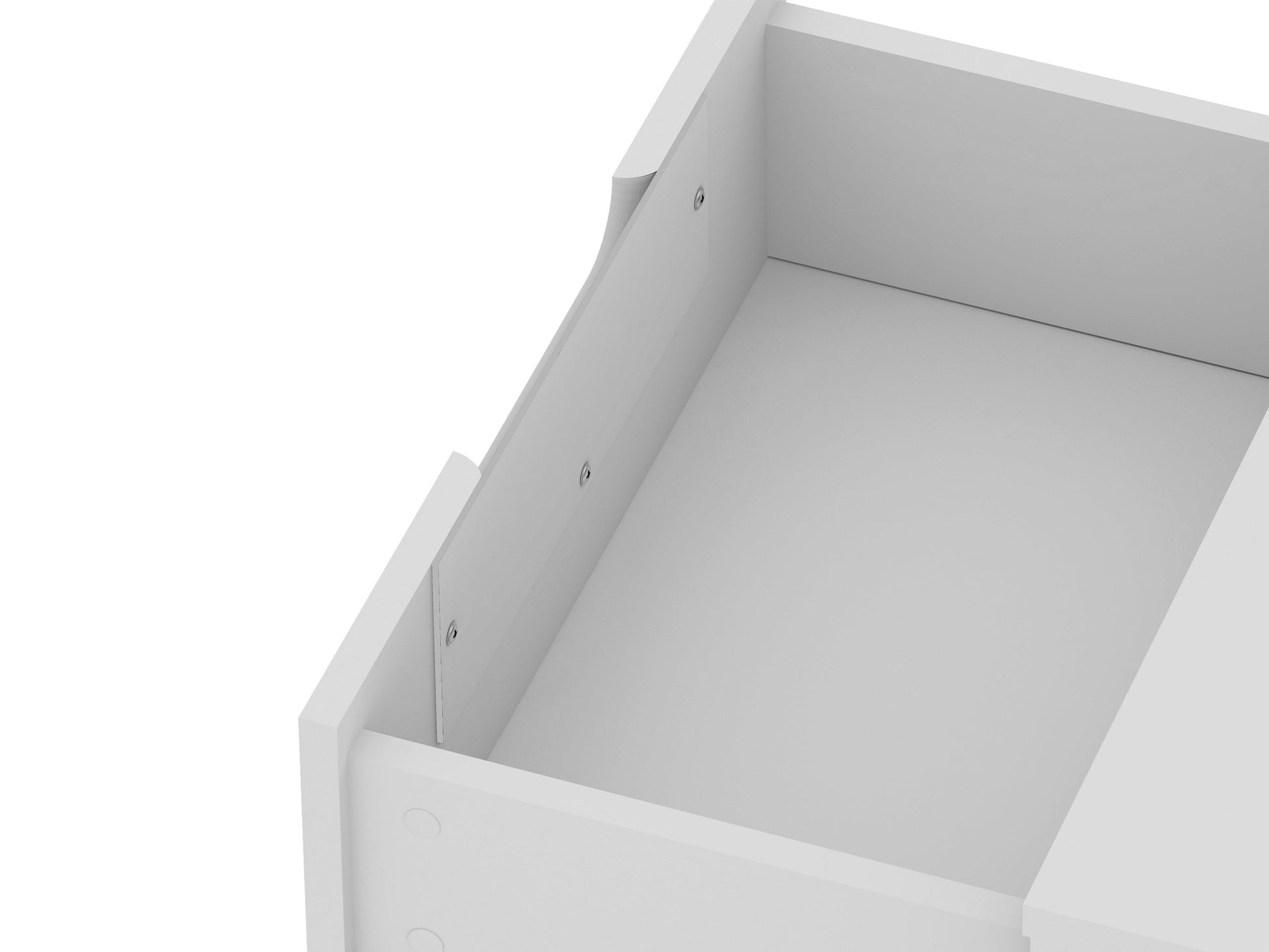 Rockefeller Nightstand 2.0 in White (set of 2) - Ornate Home