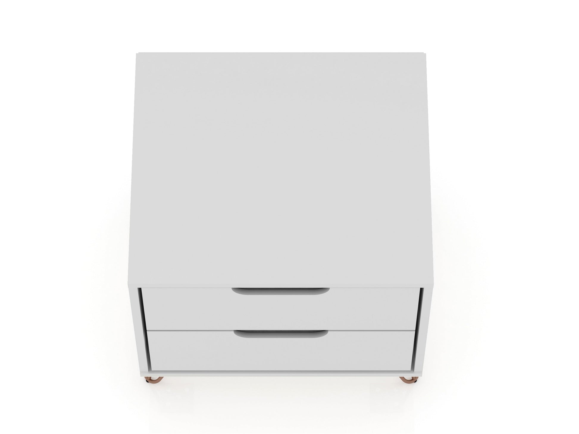 Rockefeller Nightstand 2.0 in White (set of 2) - Ornate Home