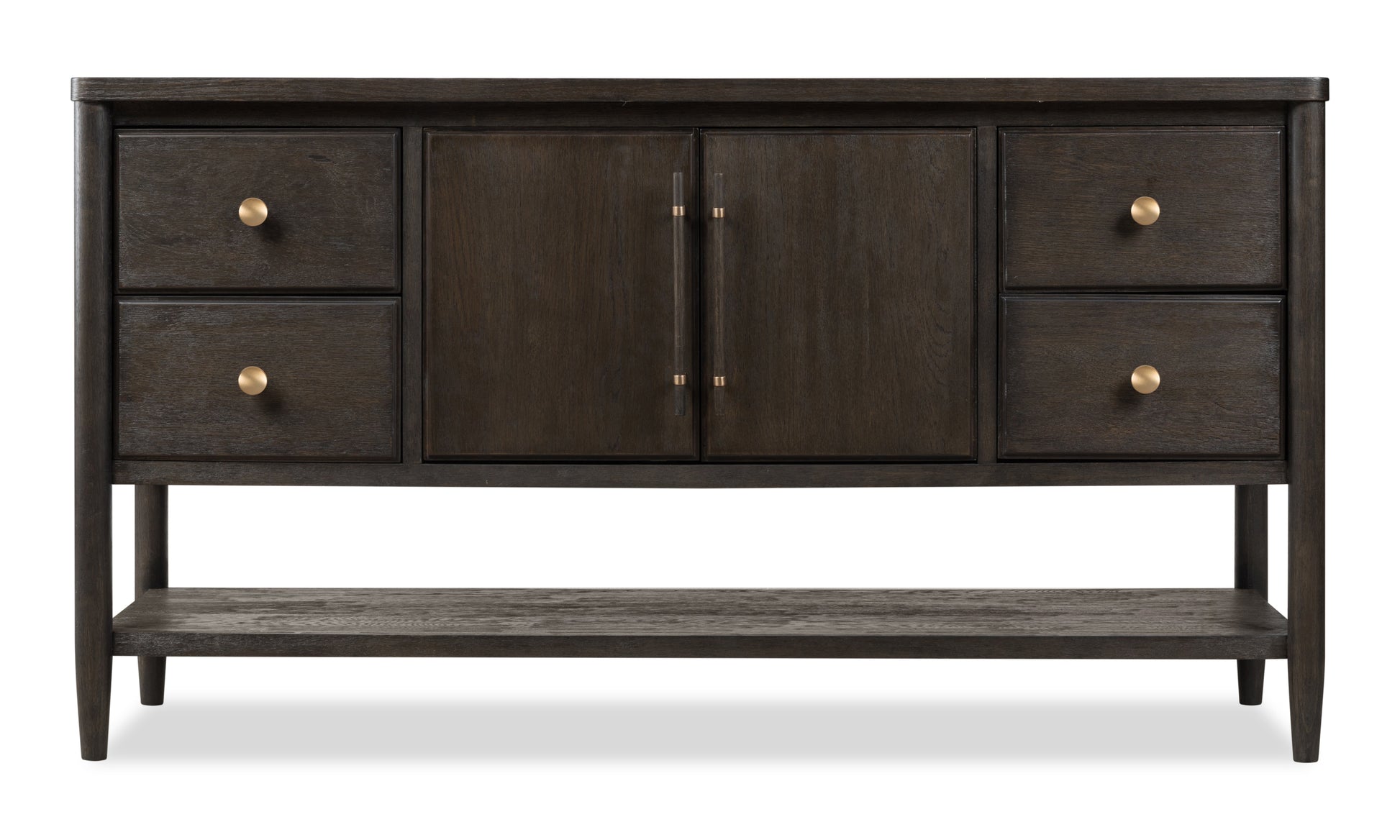 Rockport Four Drawer Two Door Sideboard in Yin - Ornate Home