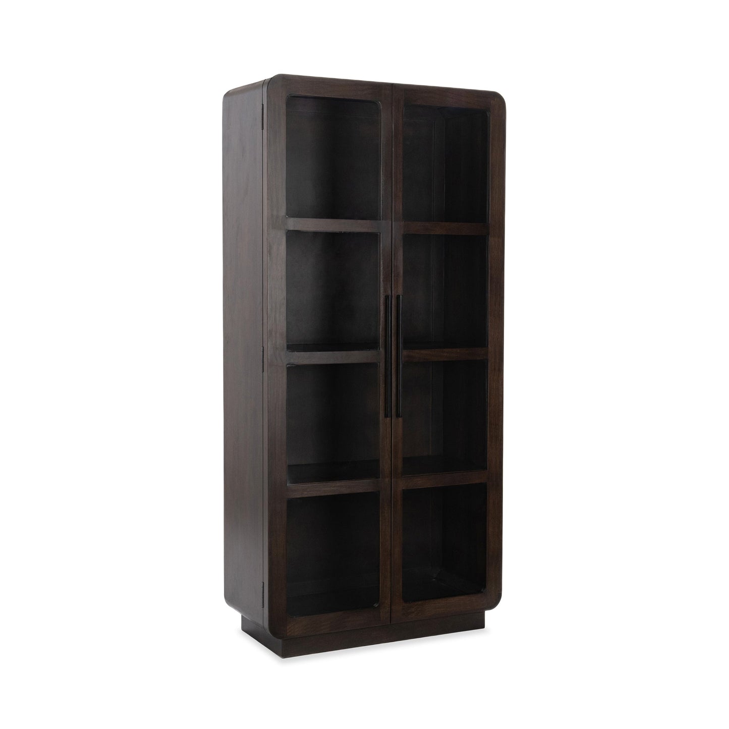 Rogers Dark Brown Display Cabinet - Ornate Home