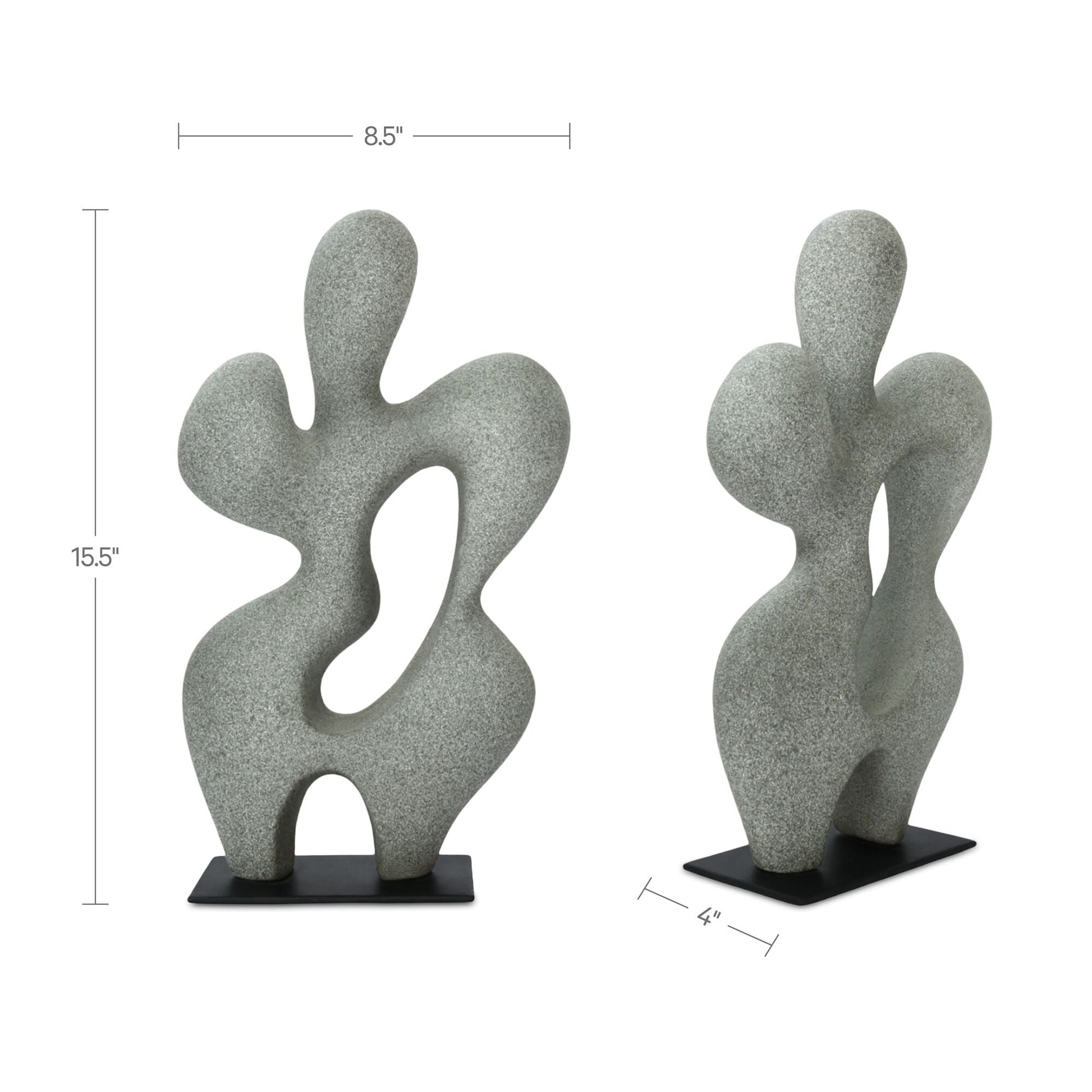 Romy Charcoal Sculpture - Ornate Home