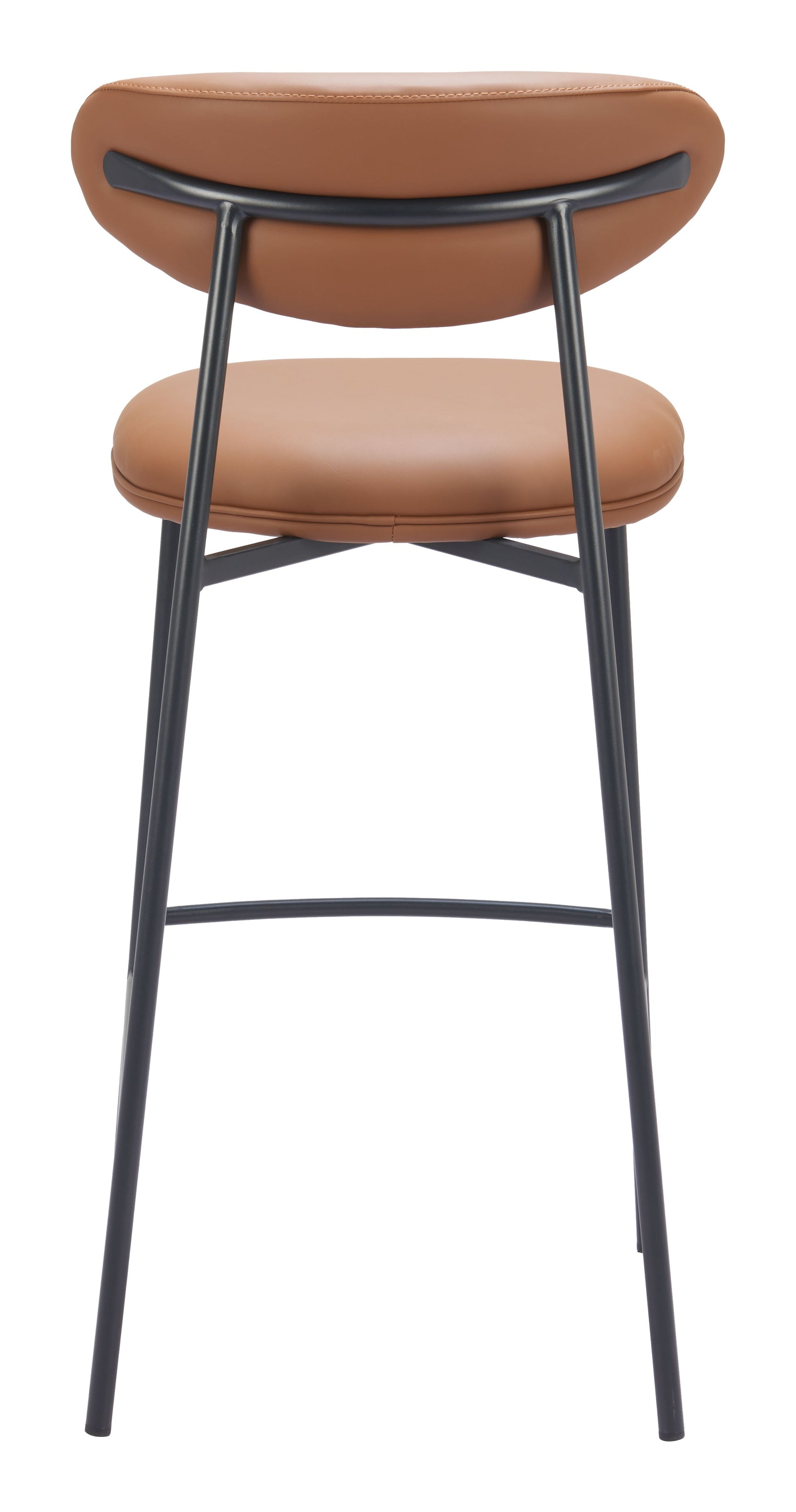 Rorun Brown Barstool (Set of 2) - Ornate Home