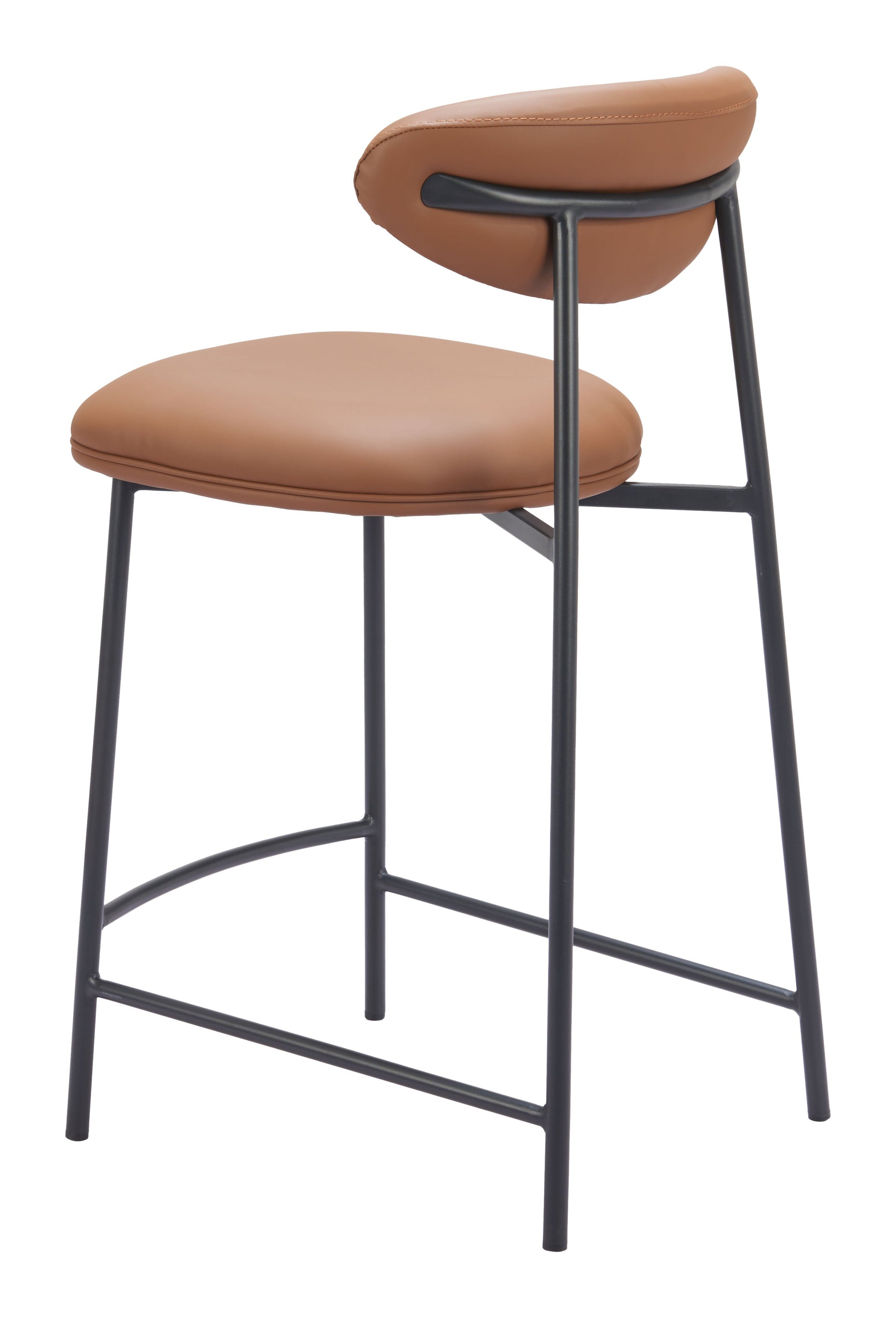 Rorun Brown Counter Stool (Set of 2) - Ornate Home