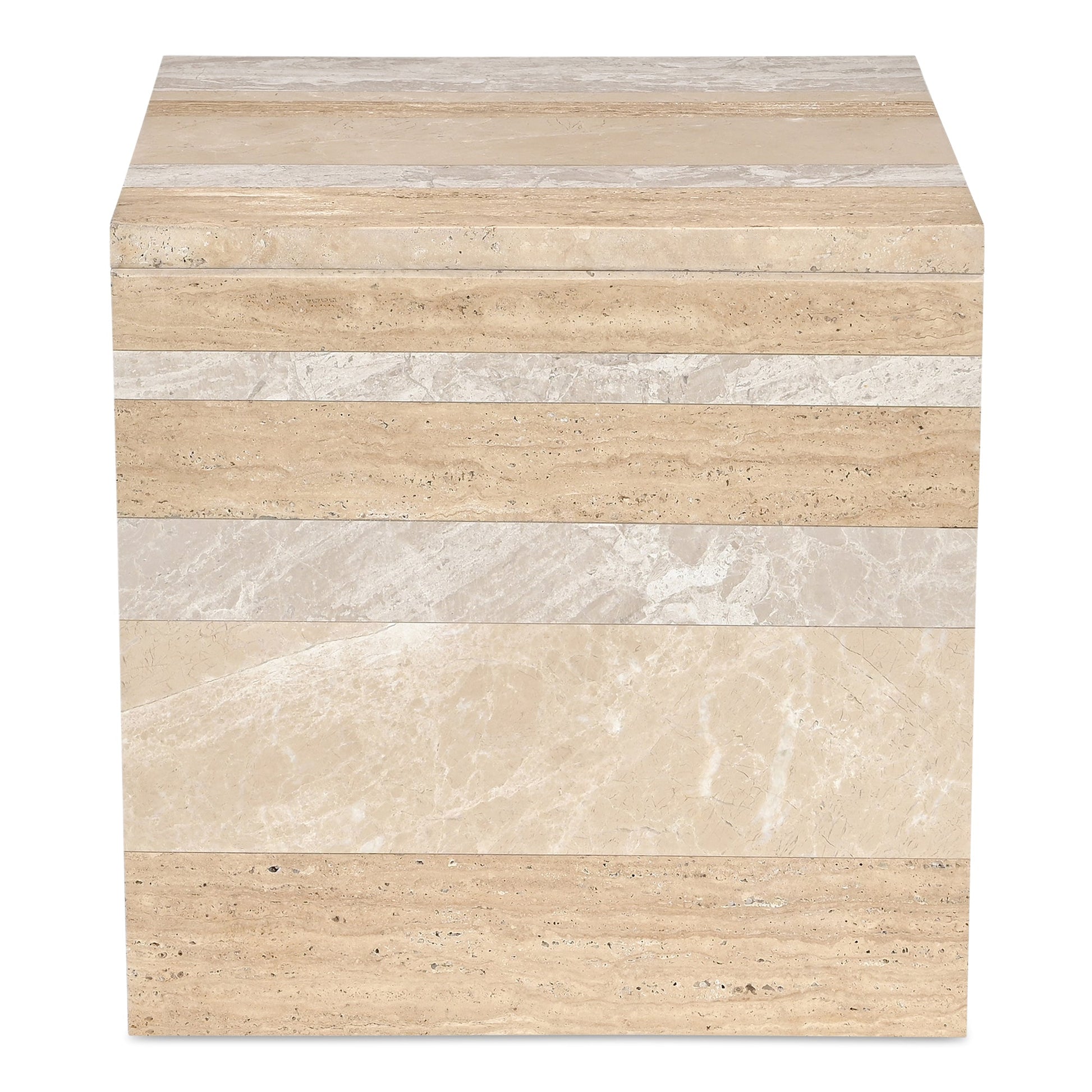 Rosa Multicolor Marble Accent Table - Ornate Home