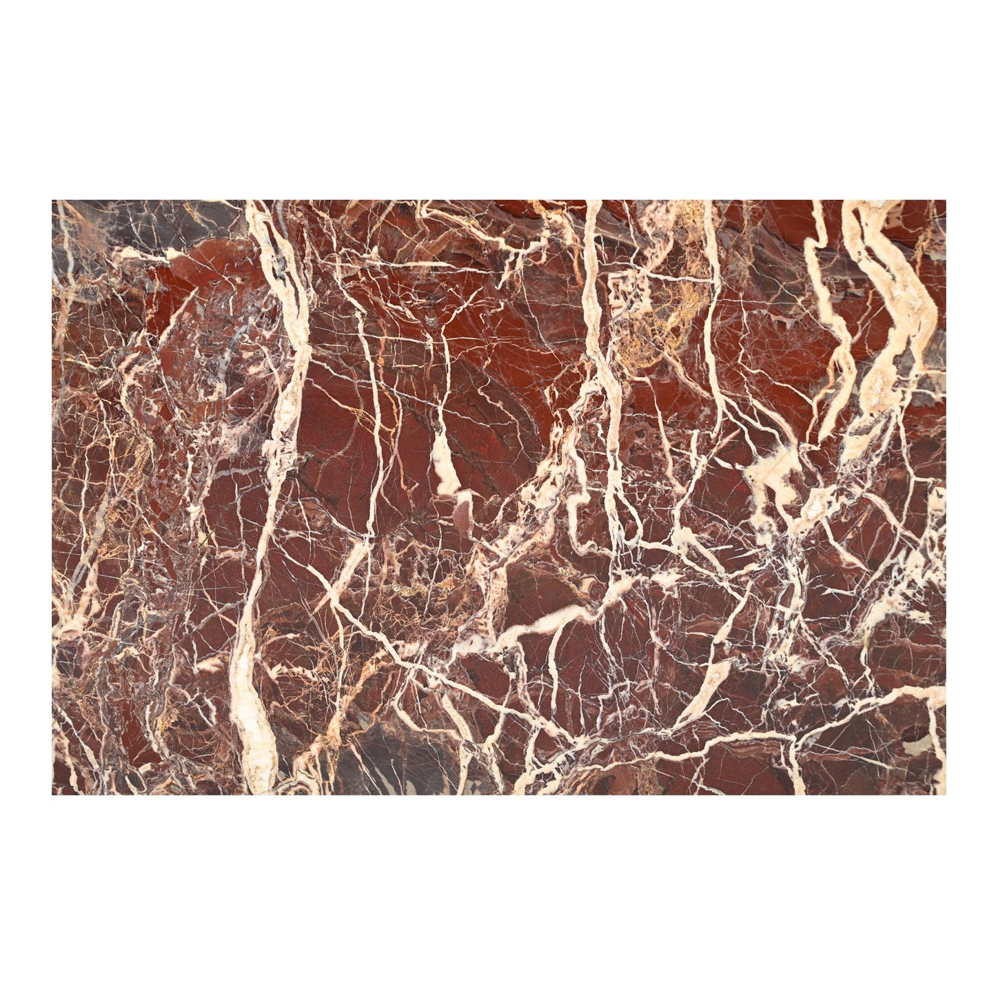 Rosa Rosso Levanto Marble Coffee Table - Ornate Home