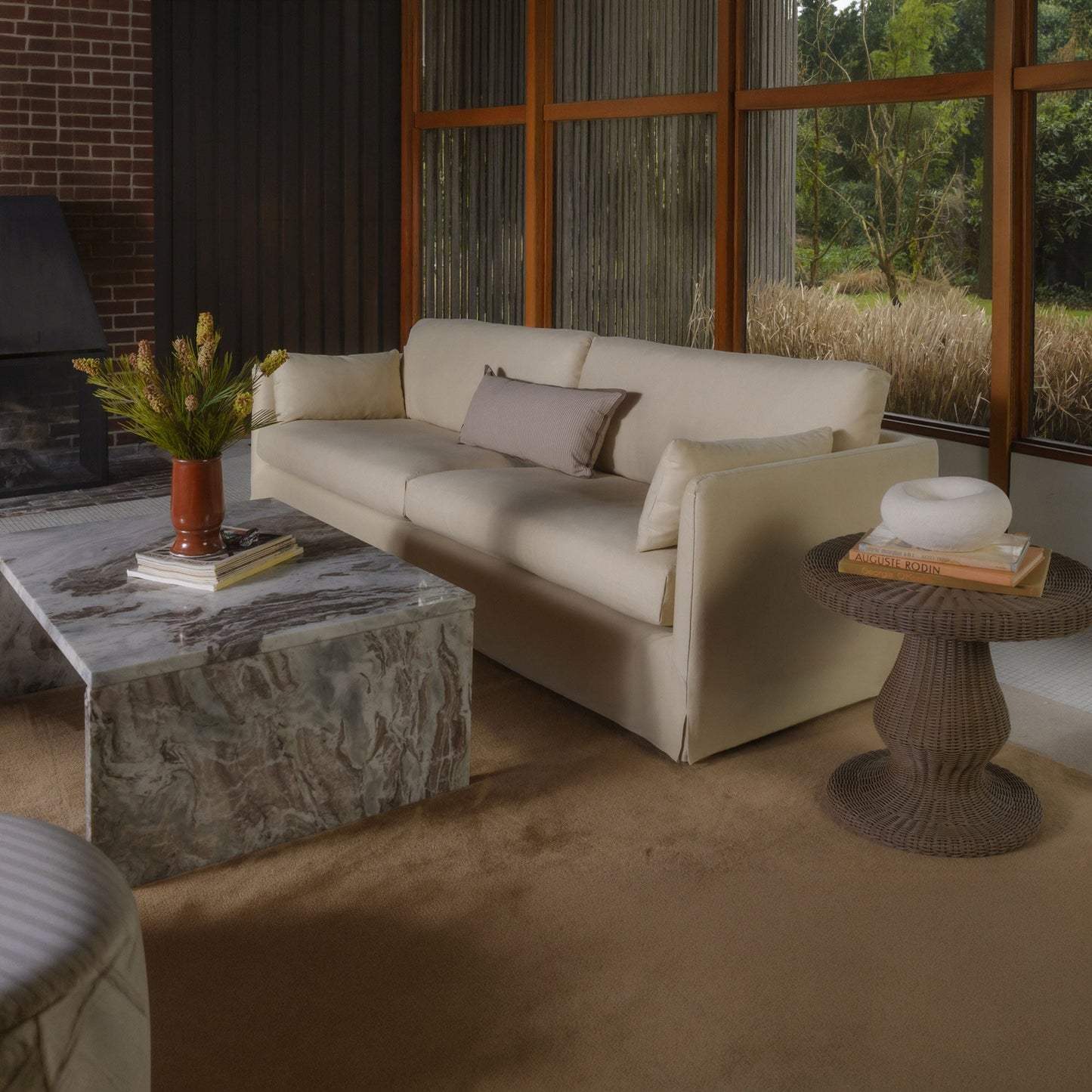 Rosa Torrento Marble Coffee Table - Ornate Home