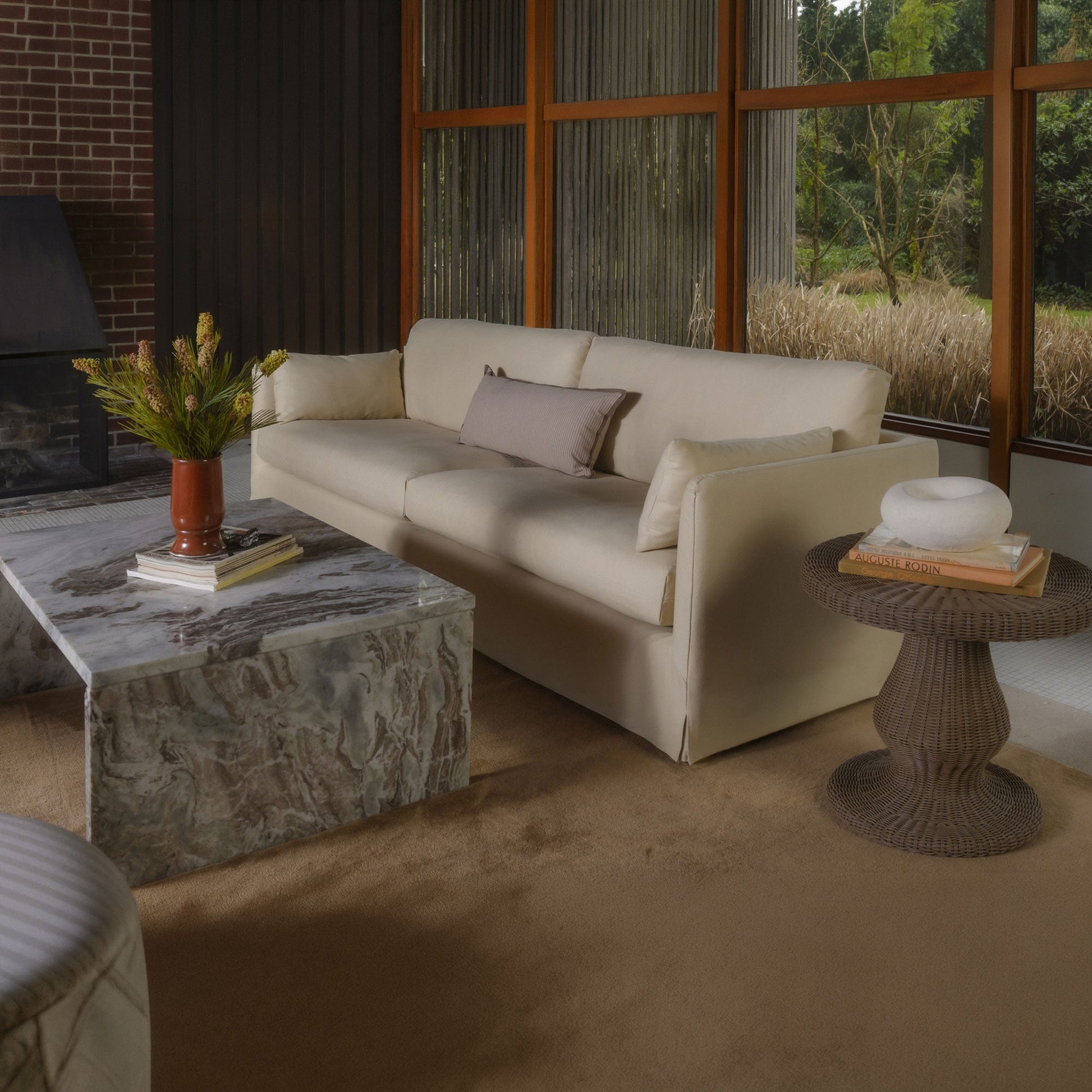 Rosa Torrento Marble Coffee Table - Ornate Home