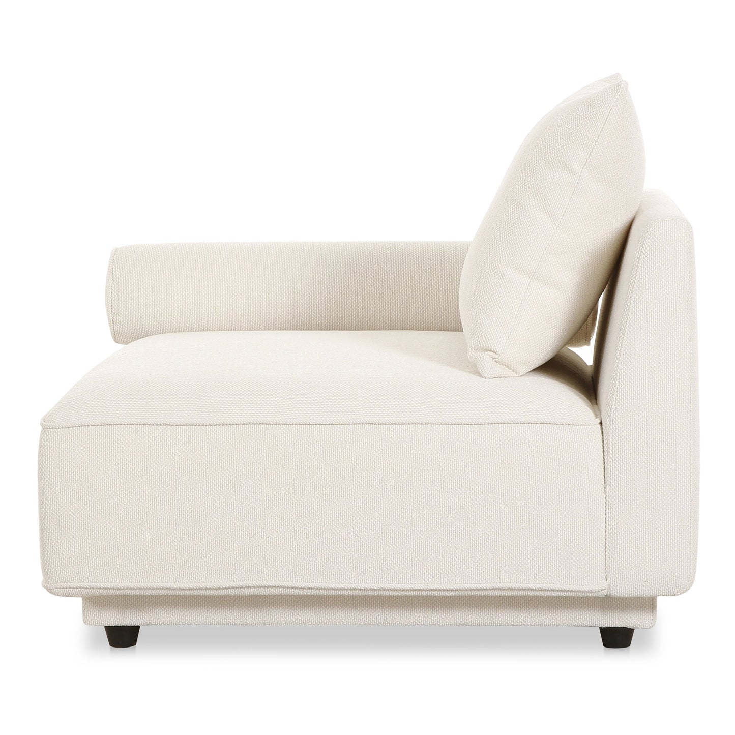 Rosello White Left Arm Facing Chair - Ornate Home