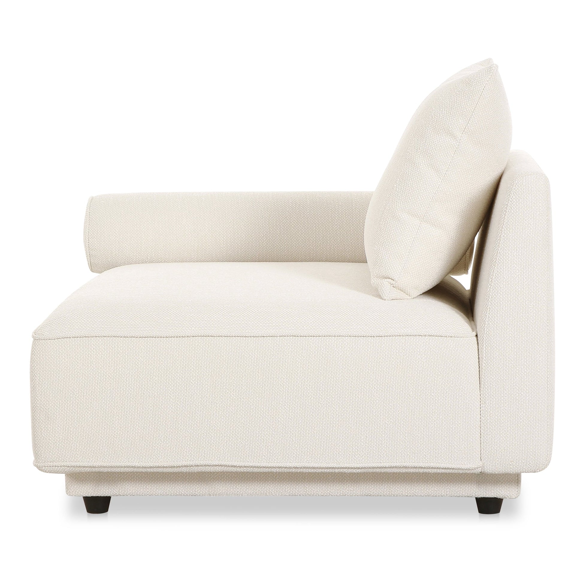 Rosello White Left Arm Facing Chair - Ornate Home