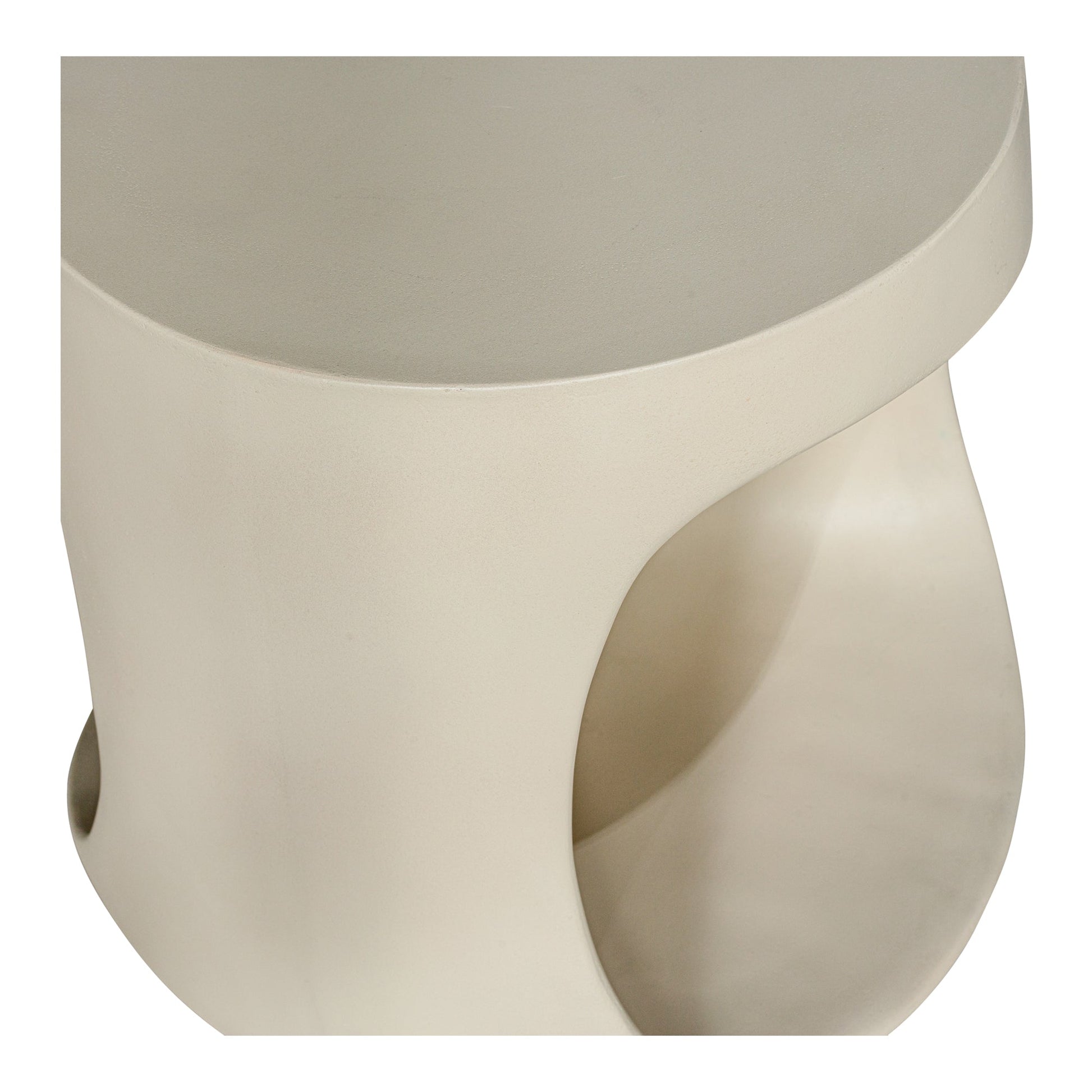 Rothko Cream Outdoor Stool - Ornate Home