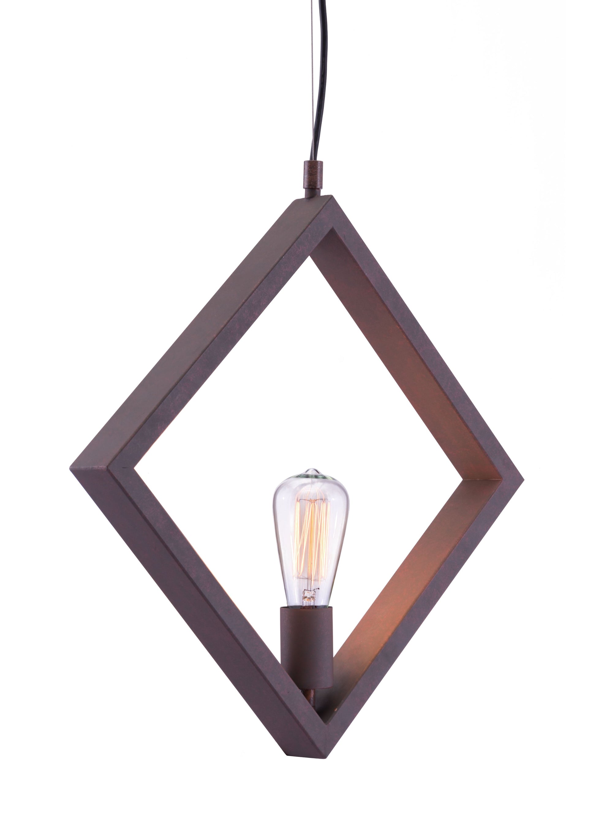 Rotorura Rust Ceiling Lamp - Ornate Home