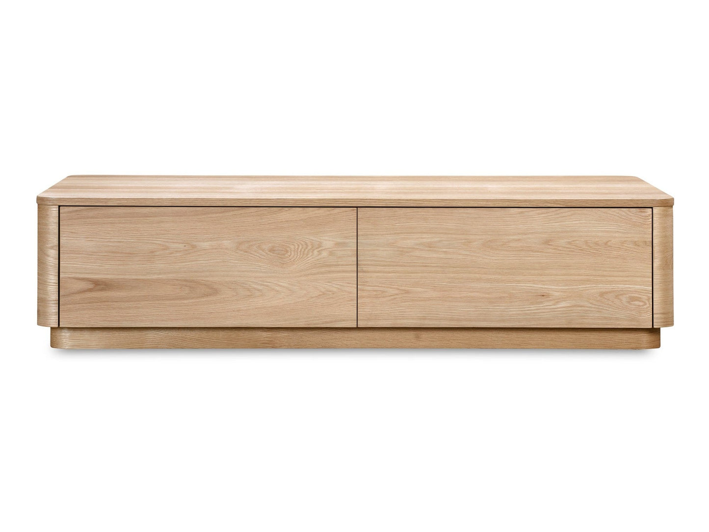 Round Natural Oak Off Coffee Table - Ornate Home