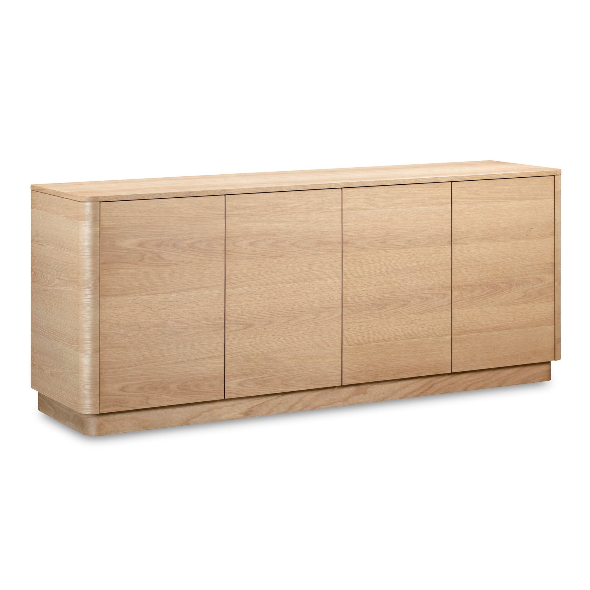 Round Off Natural Oak Sideboard - Ornate Home