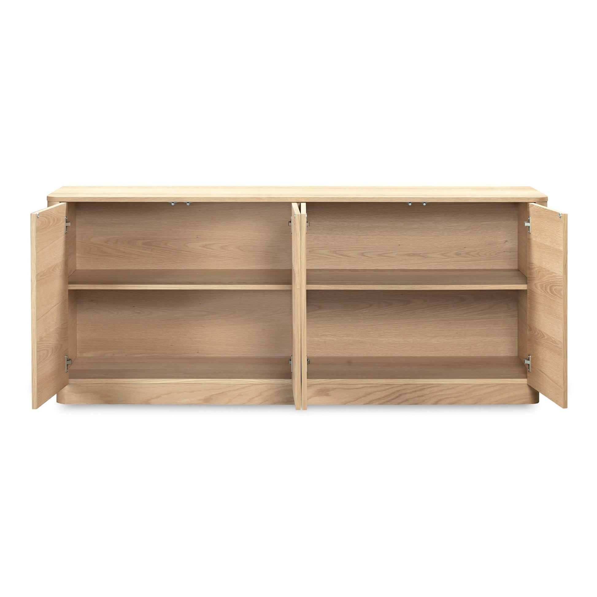 Round Off Natural Oak Sideboard - Ornate Home