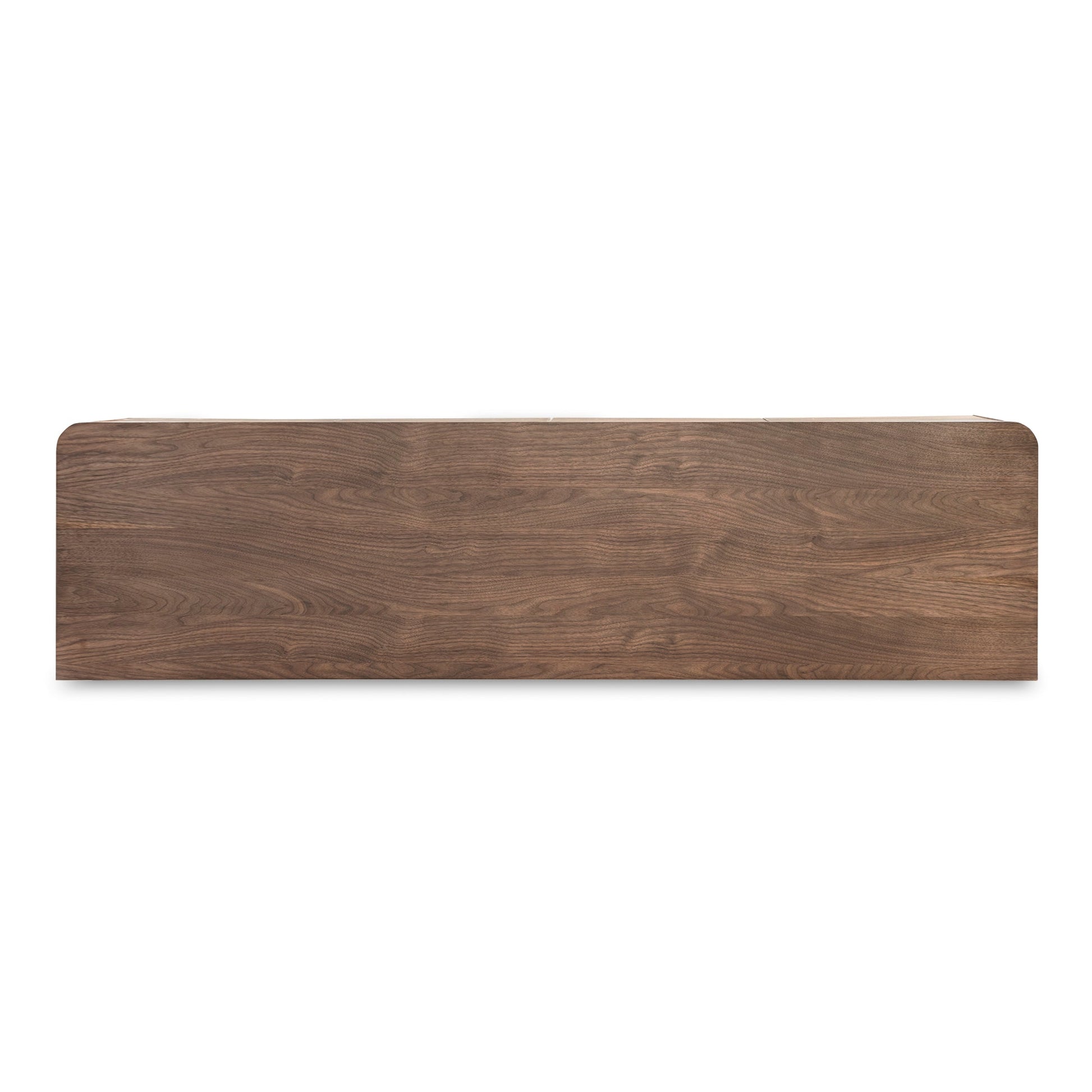 Round Off Walnut Brown Sideboard - Ornate Home