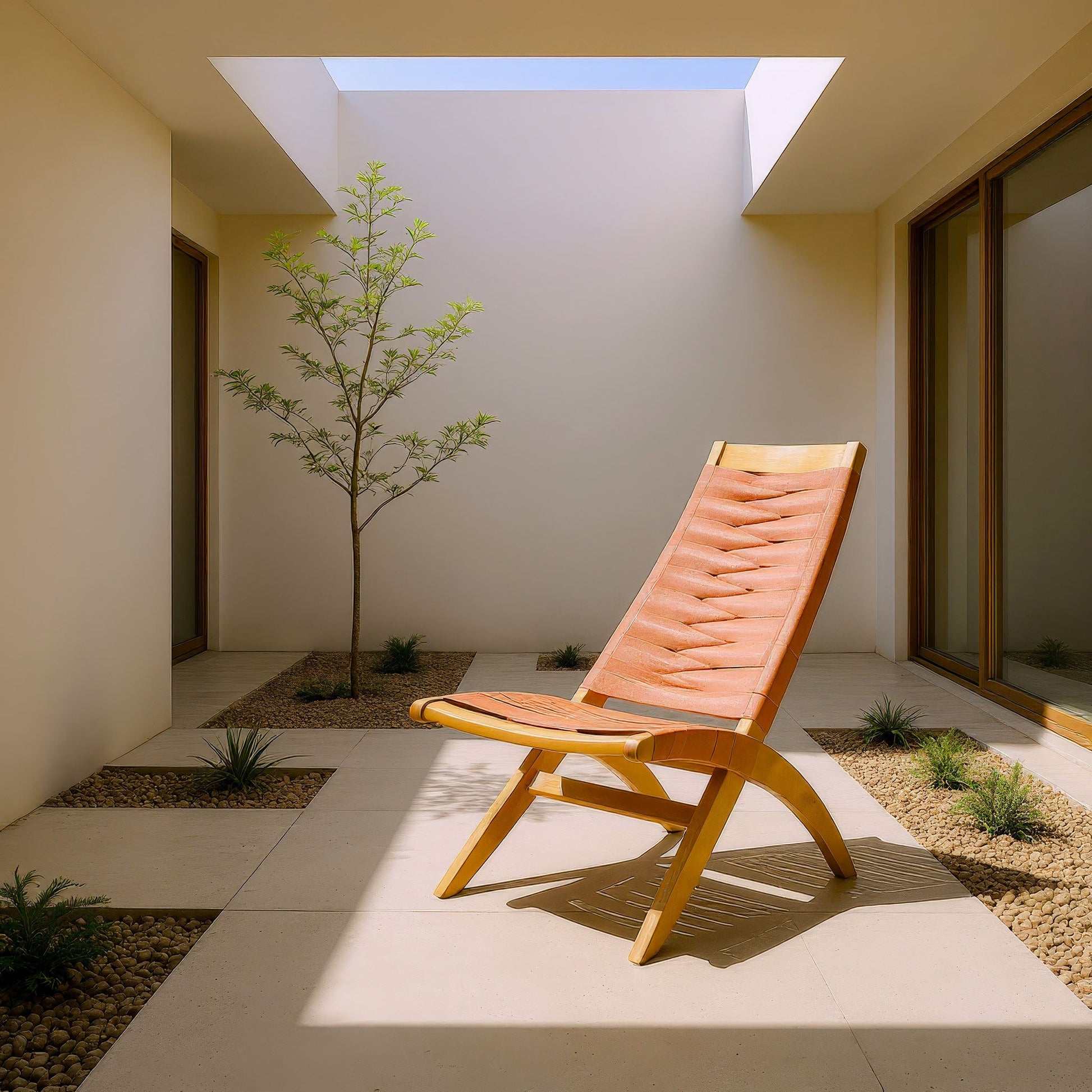 Rova Terracotta Outdoor Lounge Chair - Ornate Home