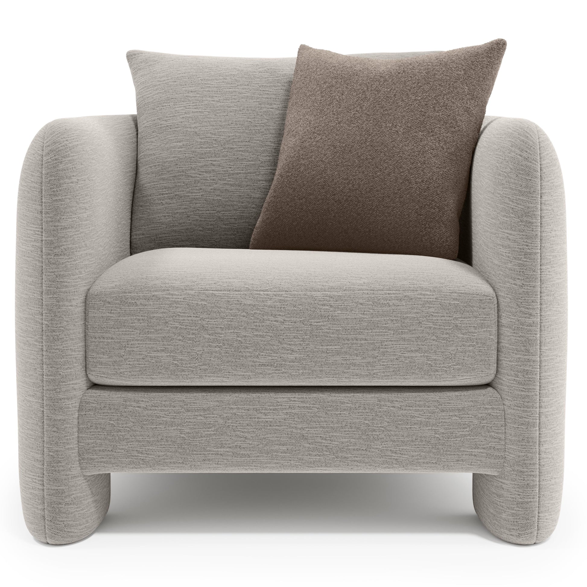 Rowan Beige/Tan Fabric Chair - Ornate Home