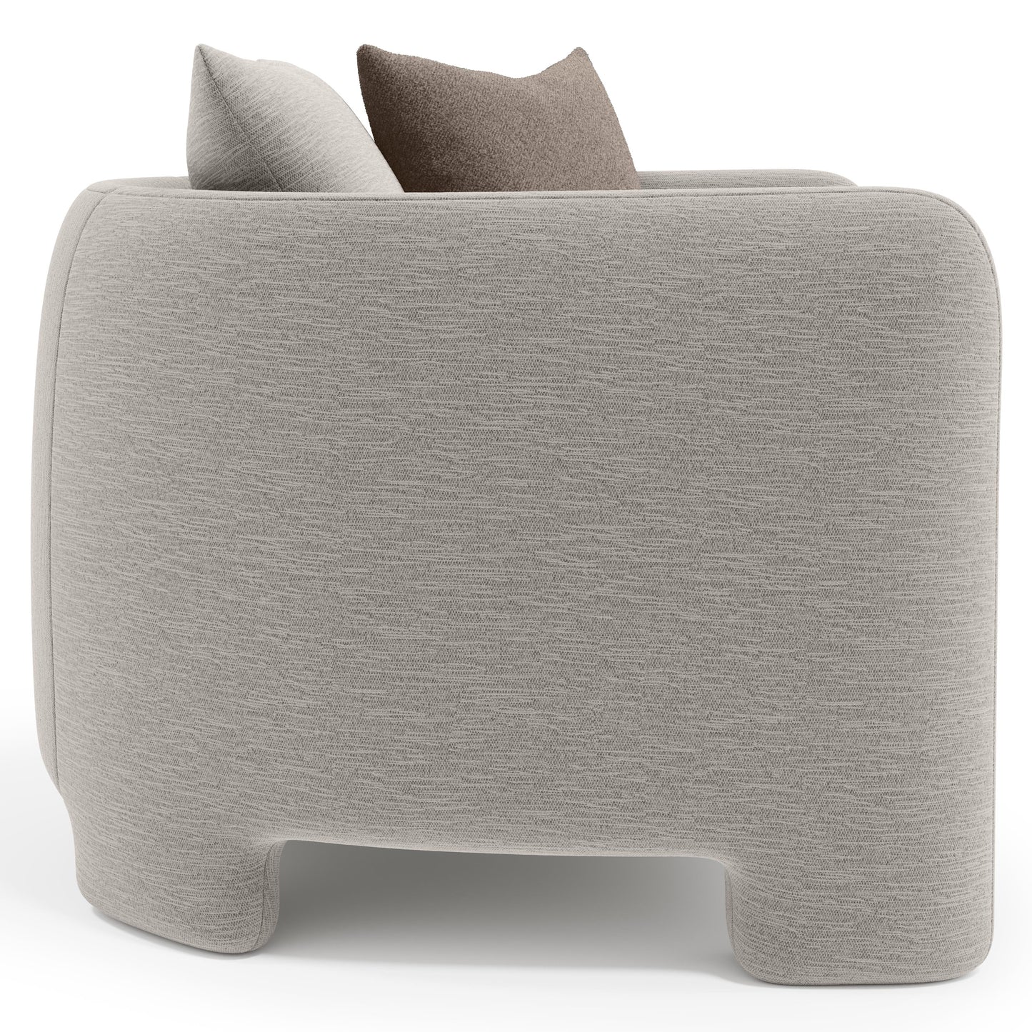 Rowan Beige/Tan Fabric Chair - Ornate Home