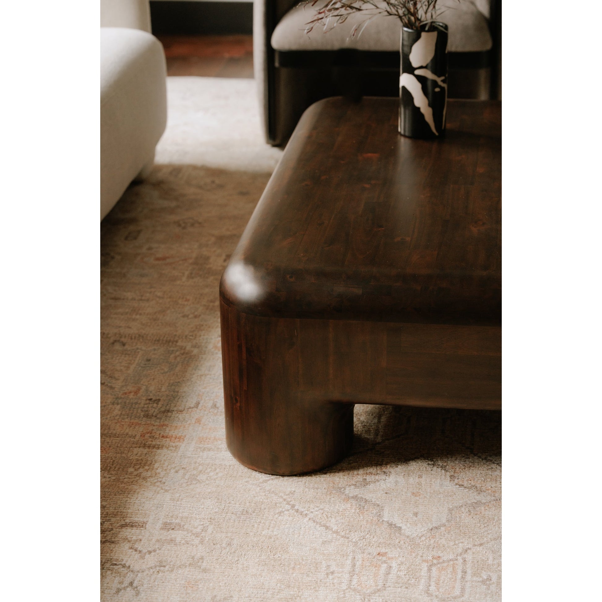 Rowan Dark Brown Coffee Table - Ornate Home