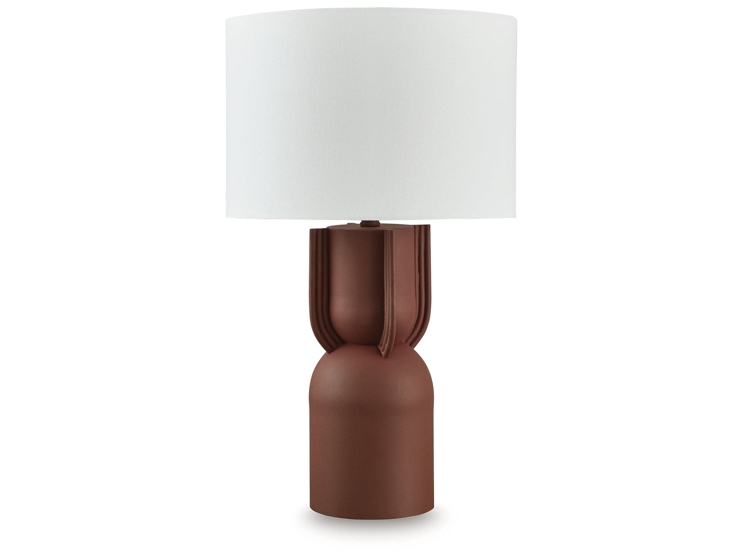 Rowandale Brick Red Table Lamp- Viva Furn