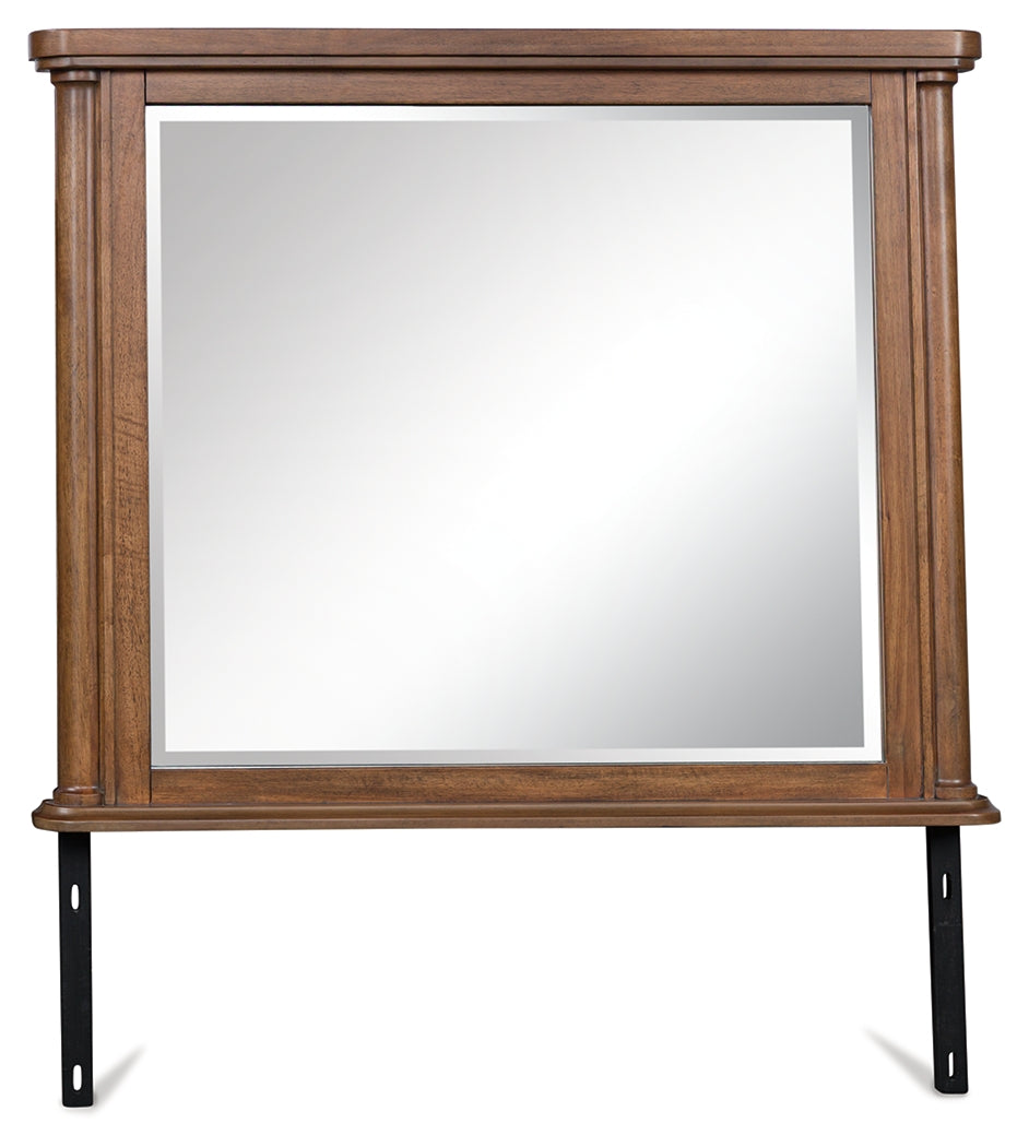 Rowlenstown Brown Bedroom Mirror- Viva Furn