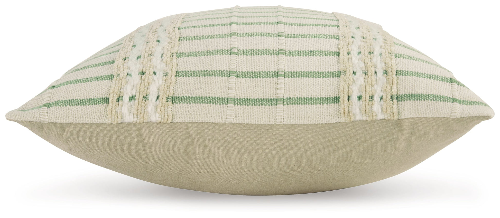 Rowton White/Green Pillow- Viva Furn