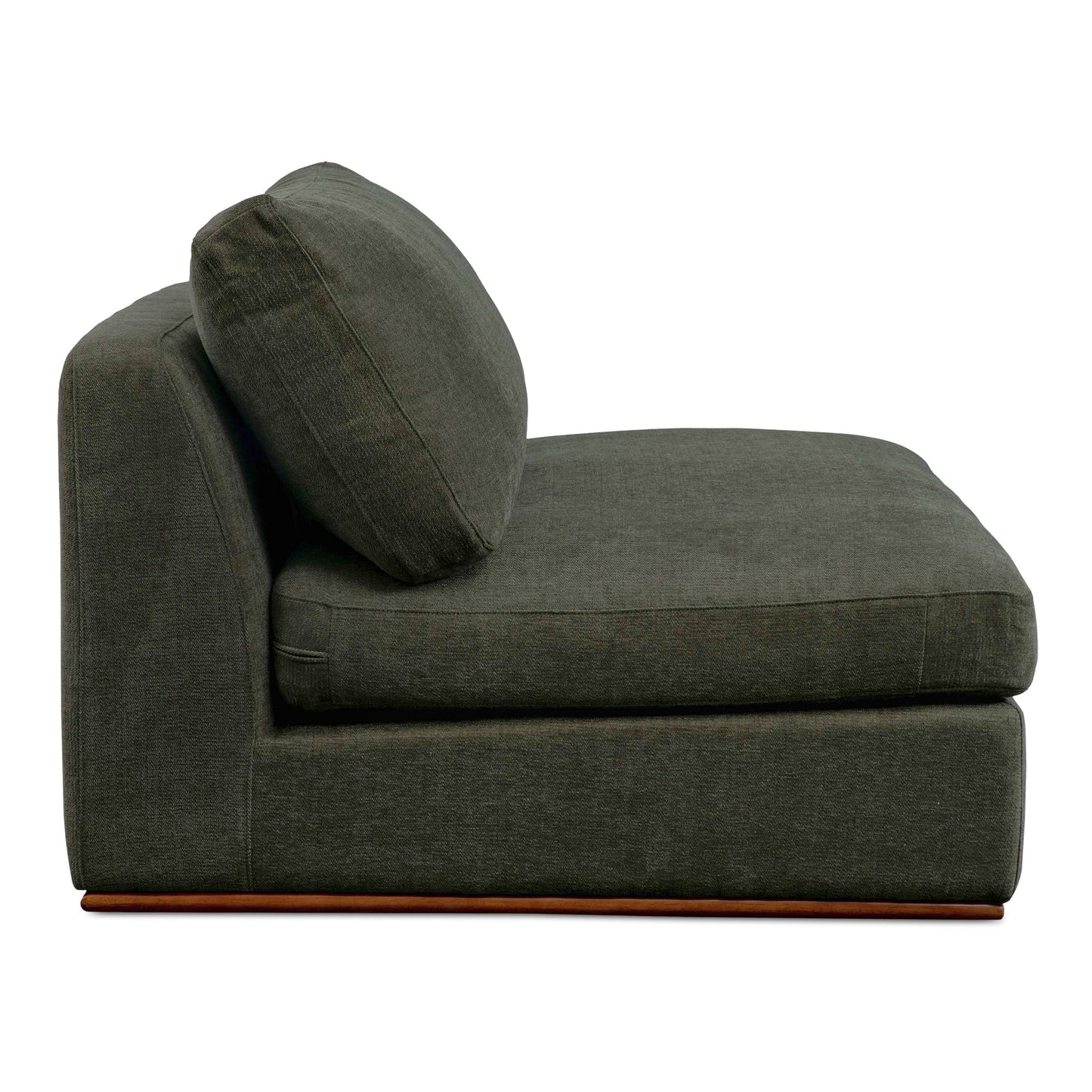 Rue Deep Green Slipper Chair - Ornate Home