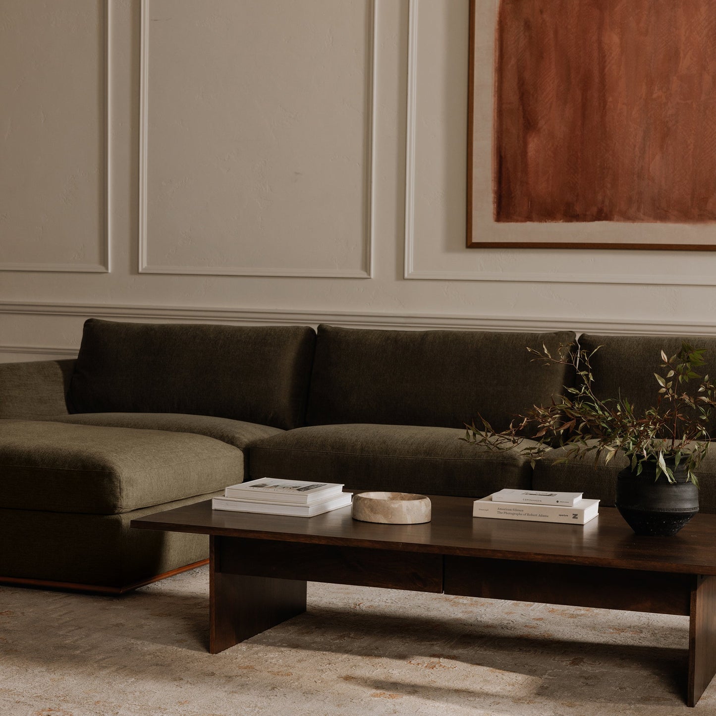Rue Deep Green Slipper Chair - Ornate Home