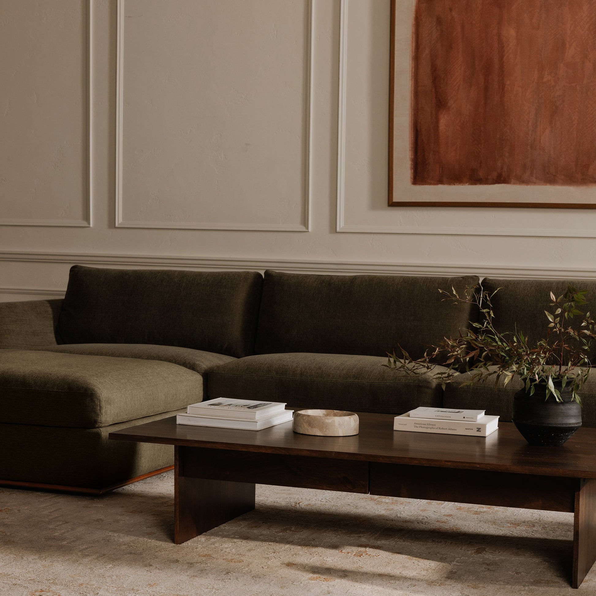 Rue Deep Green Slipper Chair - Ornate Home