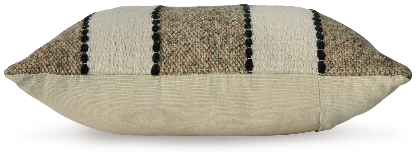 Rueford Brown/Black/Natural Pillow- Viva Furn