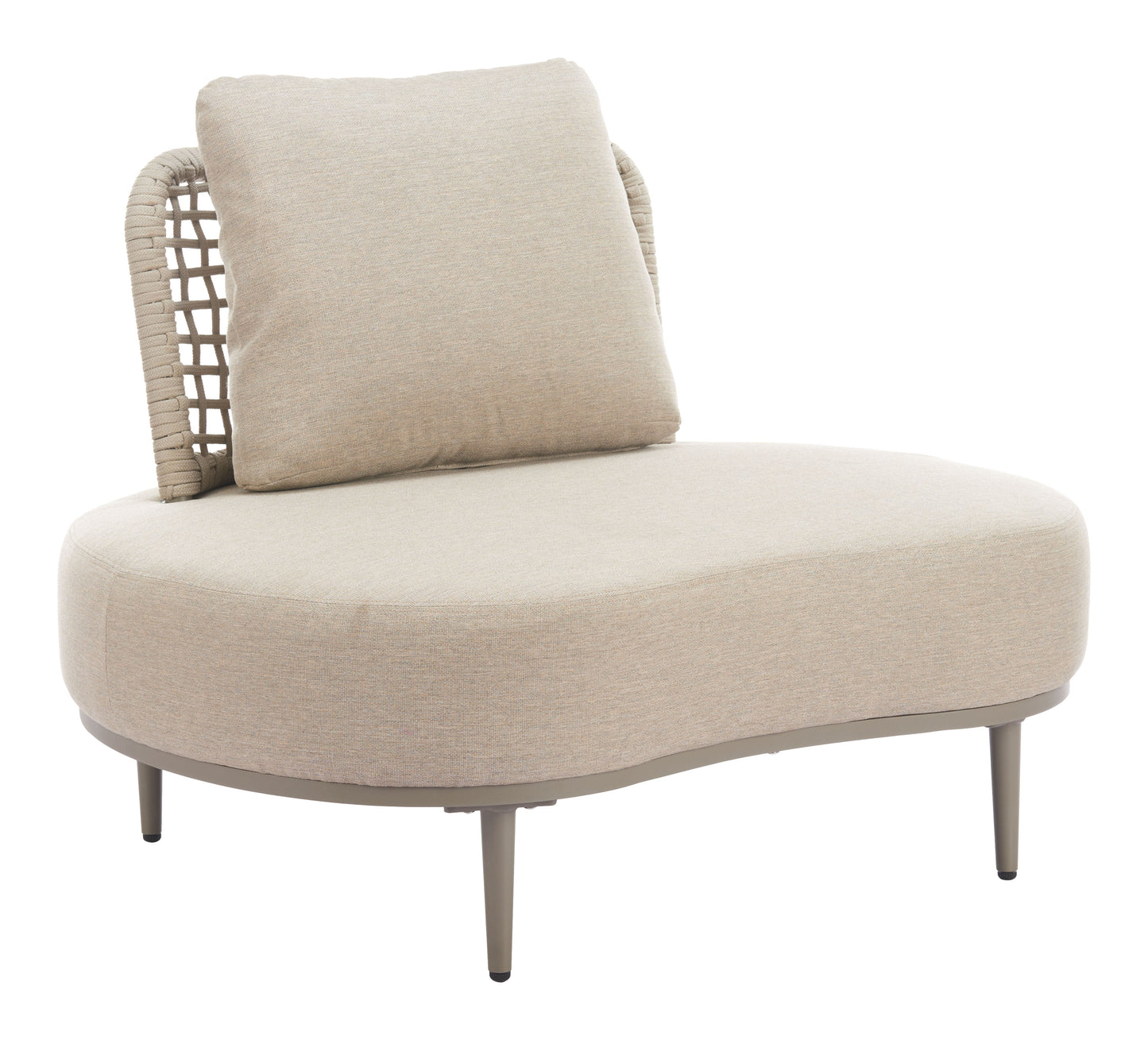 Ruhe Beige Outdoor Accent Chair - Ornate Home
